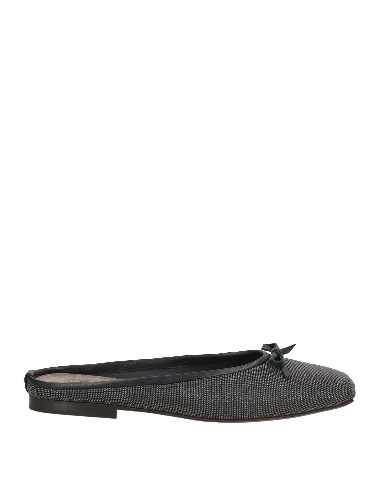 Brunello Cucinelli ブルネロ クリネリ Mules Shoes MZUJMXY235 Brunello Cucinelli - Quartz Suede Mule | Mitchell Stores