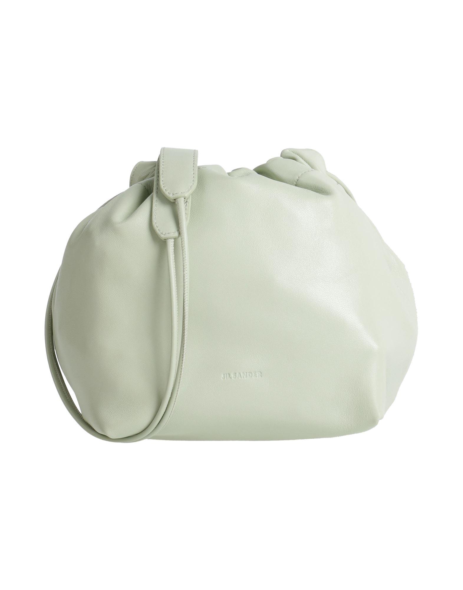 JIL SANDER　CLIMB DRAWSTRING　レザー　巾着バッグ　緑 JIL SANDER ジルサンダー J25WG0009 P5712 ショルダーバッグ