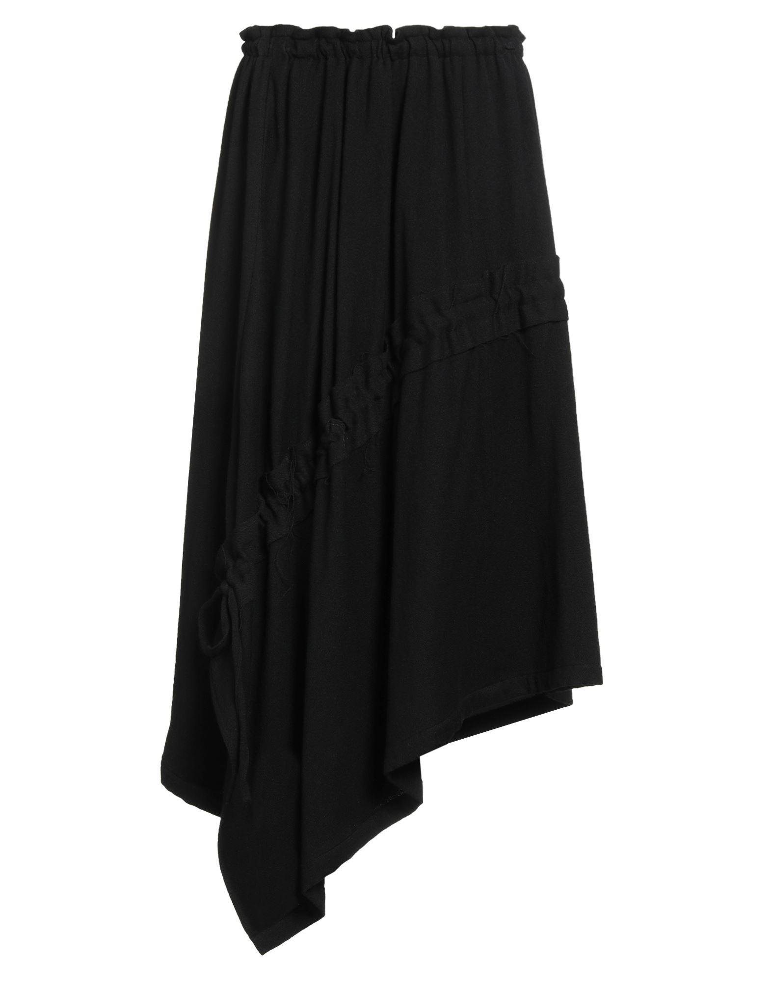 Y's ワイズ プリーツ スカート Yohji Yamamoto SKIRT 黒 Y's yohji yamamoto プリーツ巻きスカート（YR-S07-202） | LA