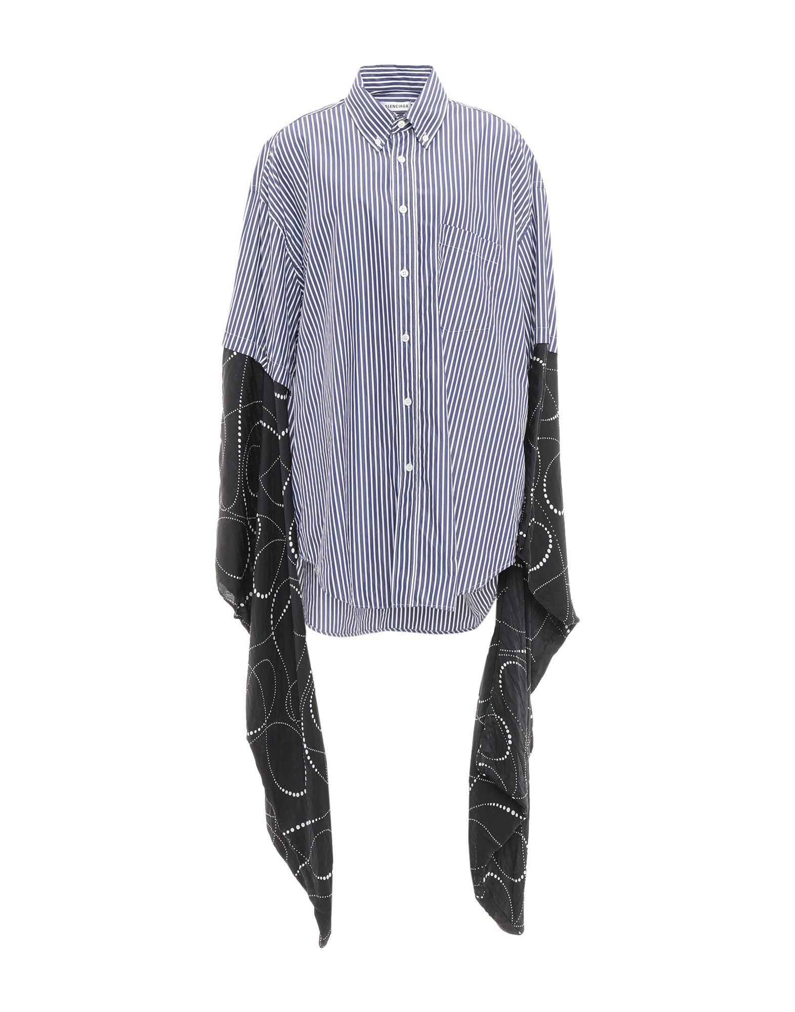 blue balenciaga shirt
