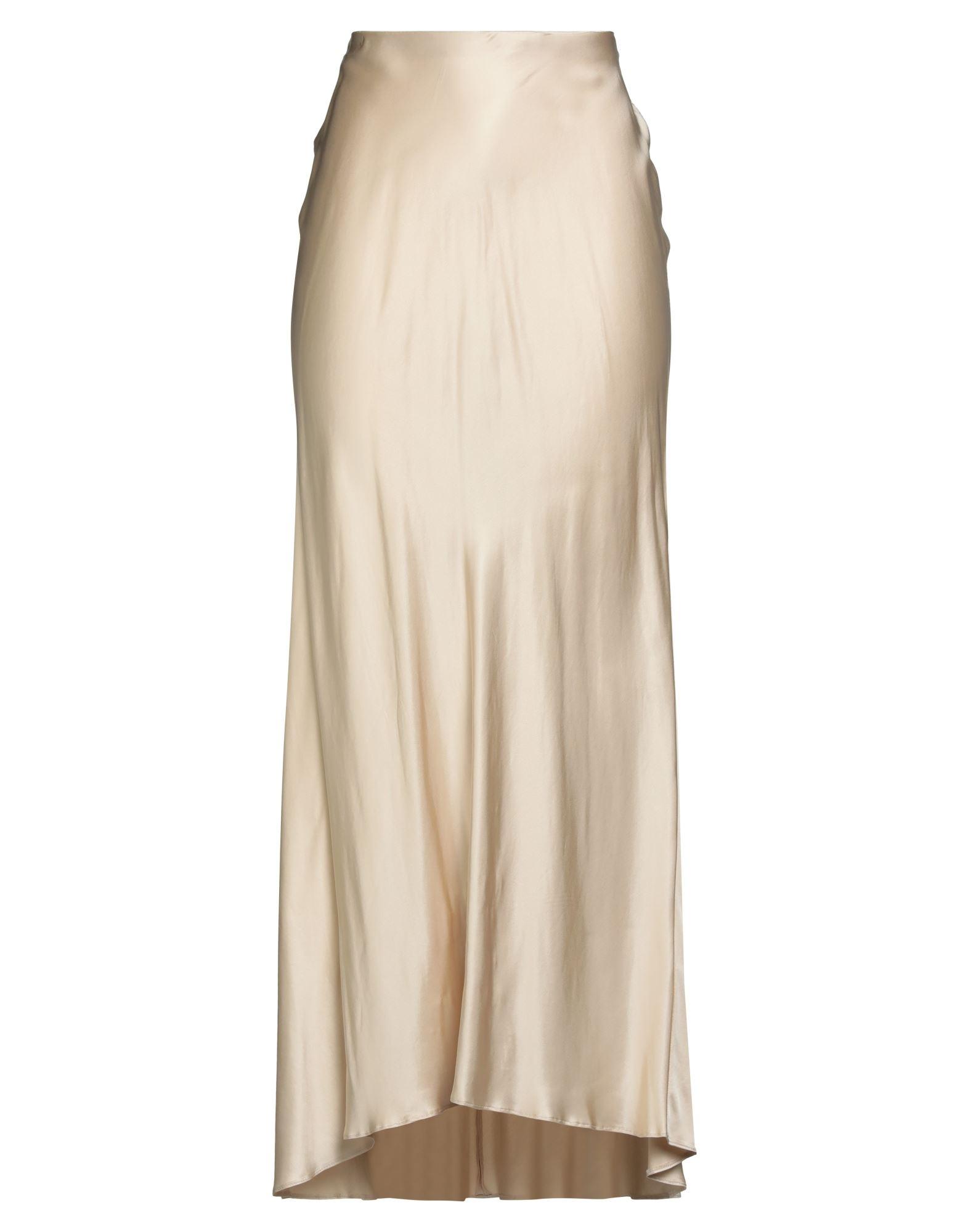 Liu Jo Maxi Skirt Viscose in Natural Lyst UK