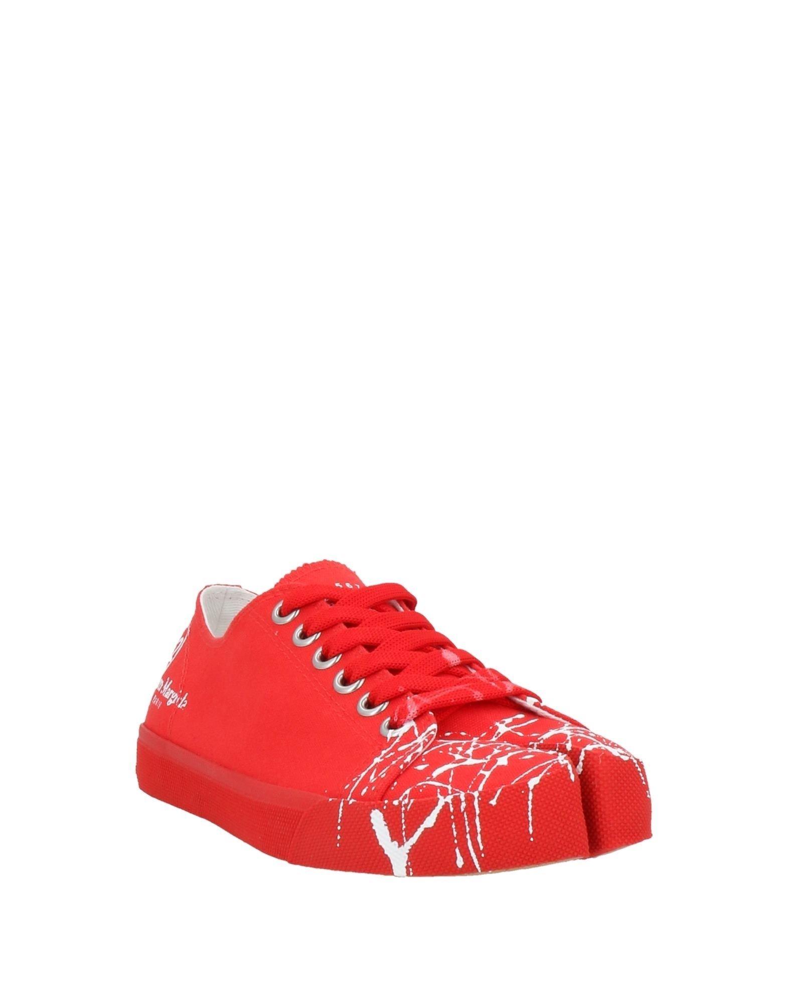 red low top maison margiela