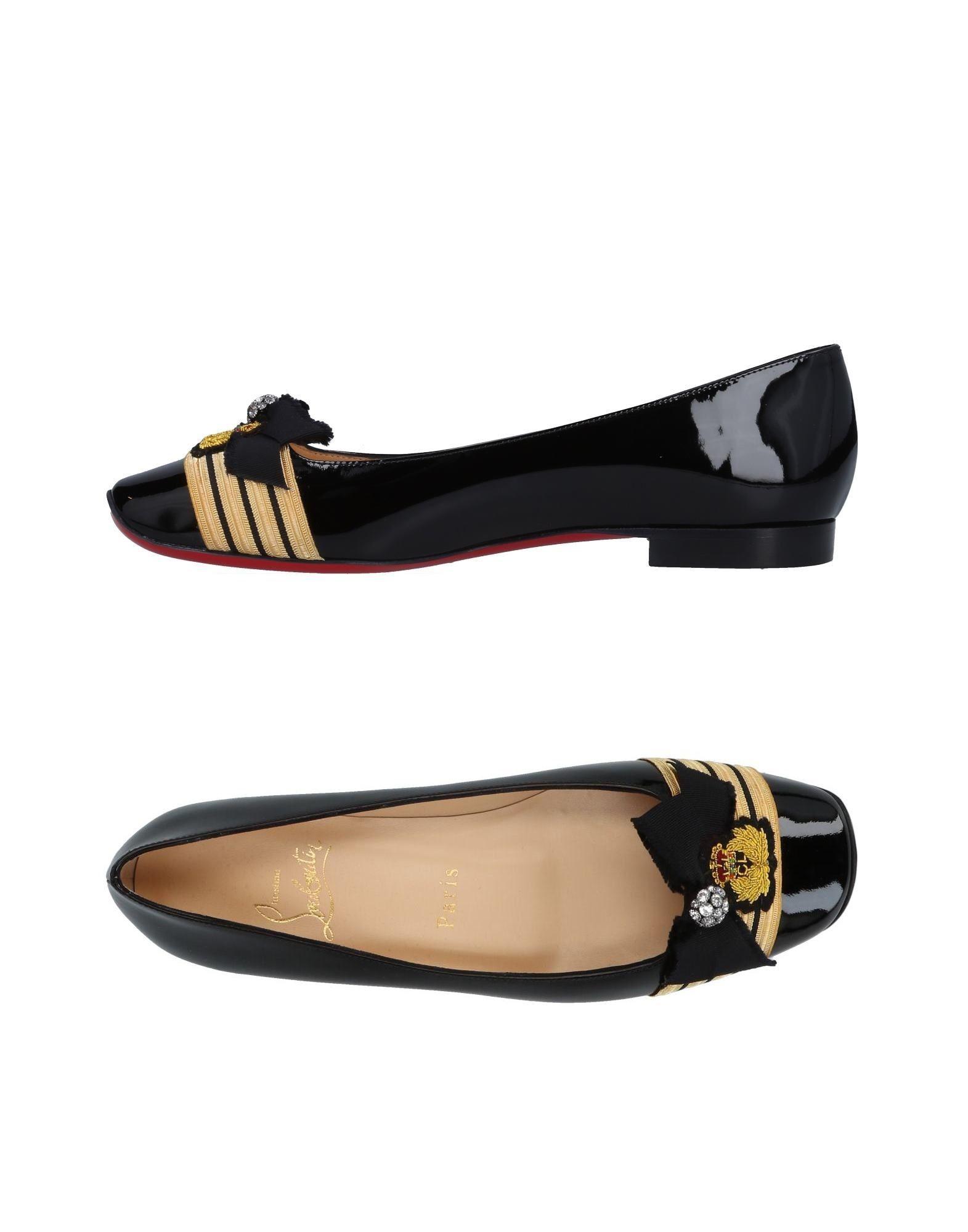 louboutin mesh flats