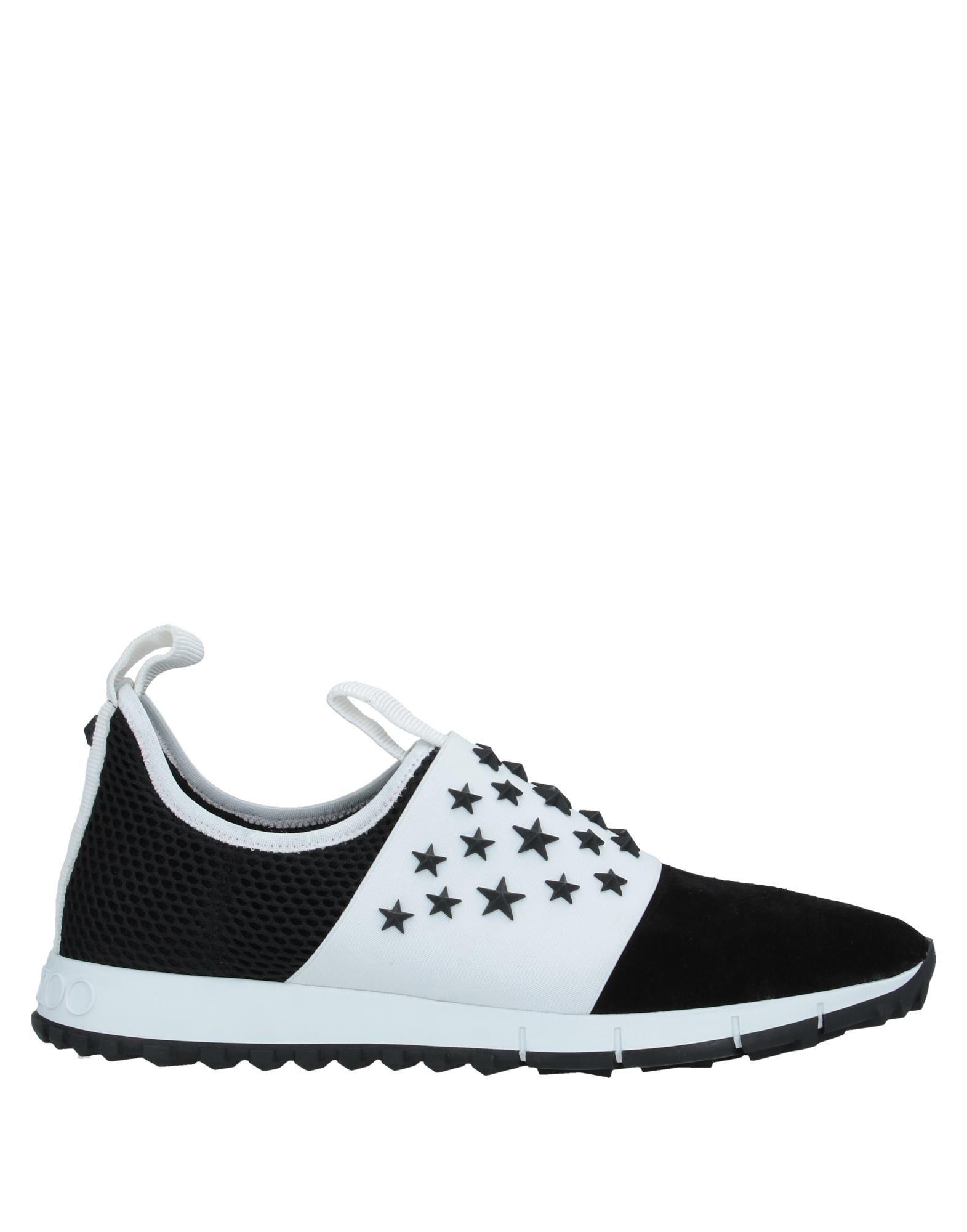 jimmy choo black trainers womens