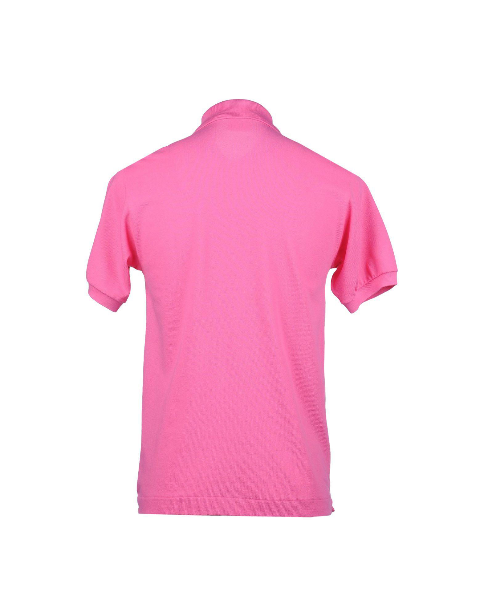 fuchsia pink polo shirt