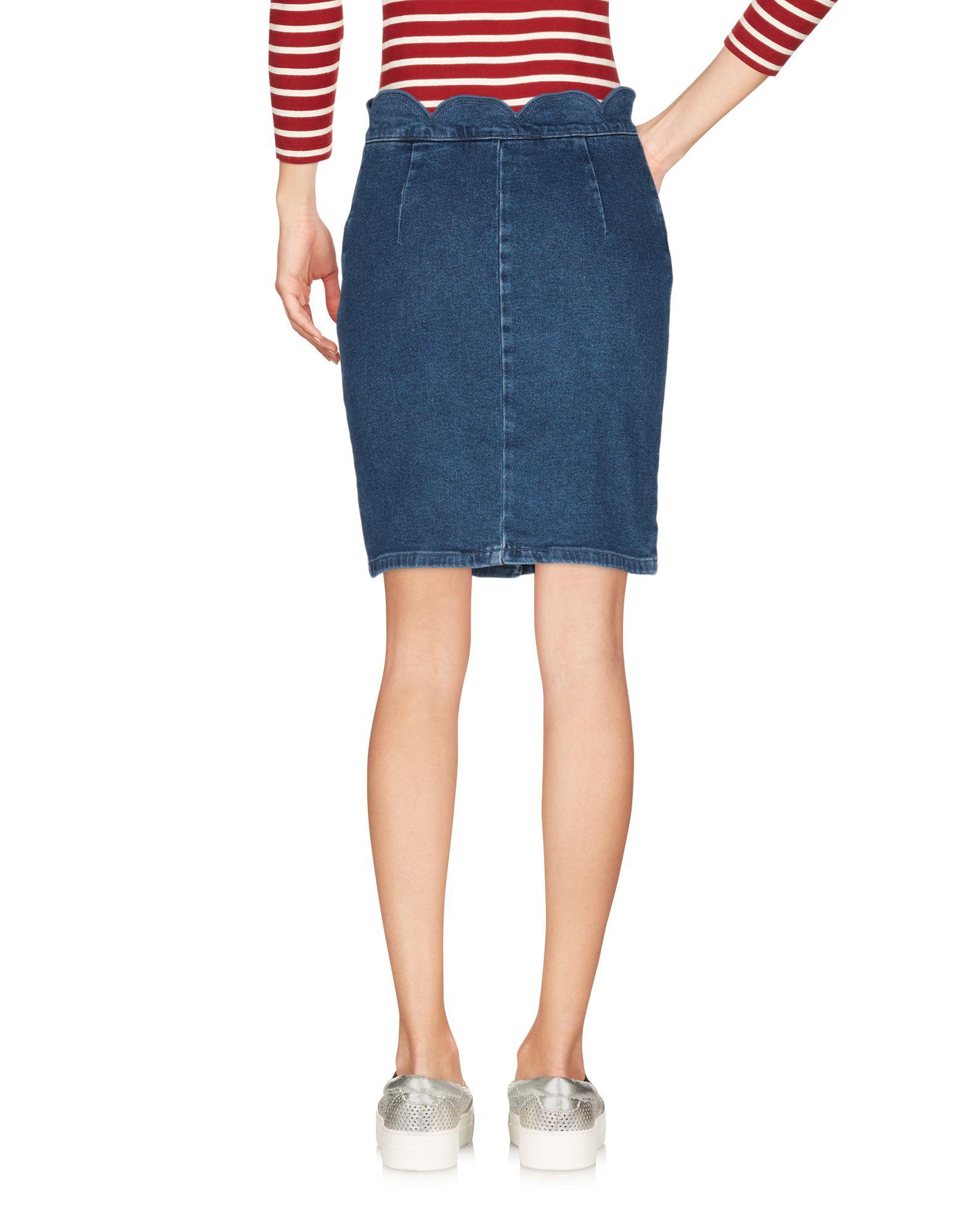 maje denim skirt