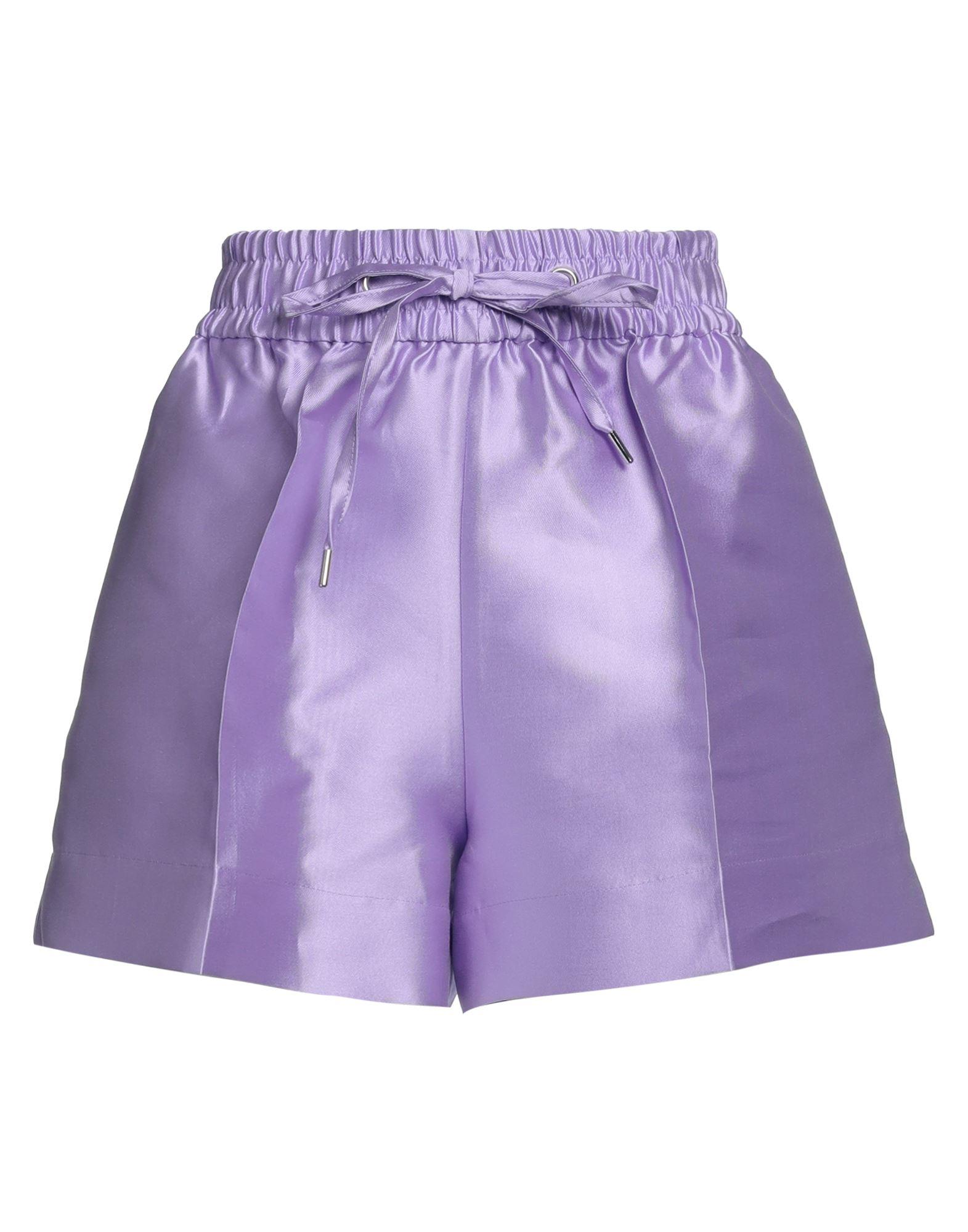 Sandro Shorts & Bermuda Shorts Polyester, Silk in Purple | Lyst