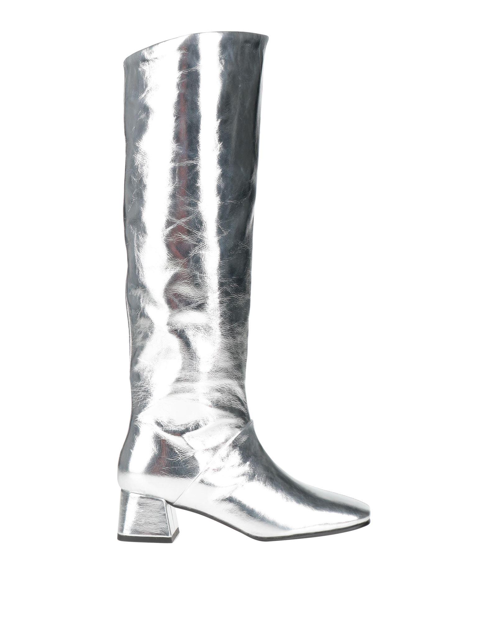 Bibi Lou Knee Boots in White | Lyst