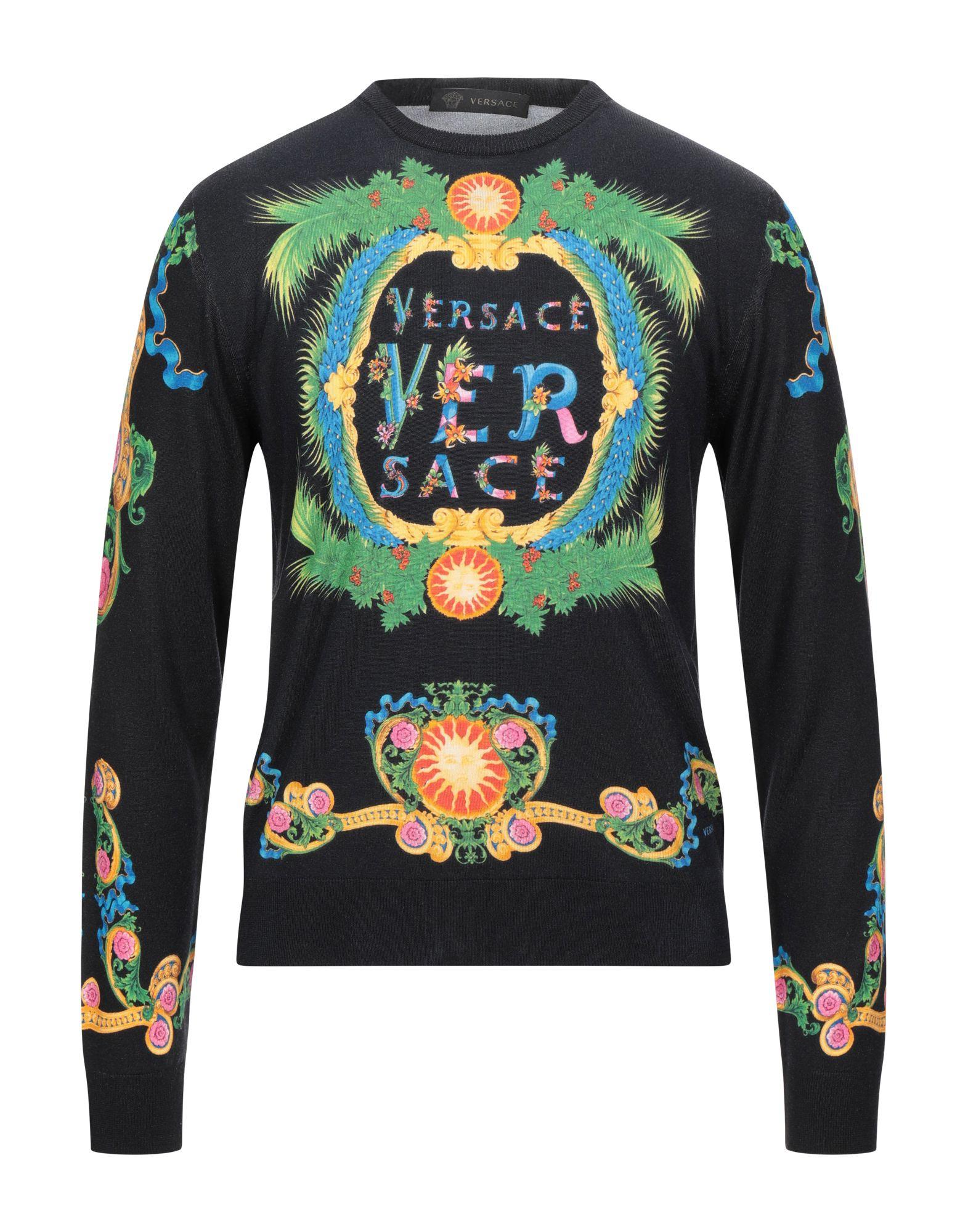 Versace Sweater in Black for Men - Lyst