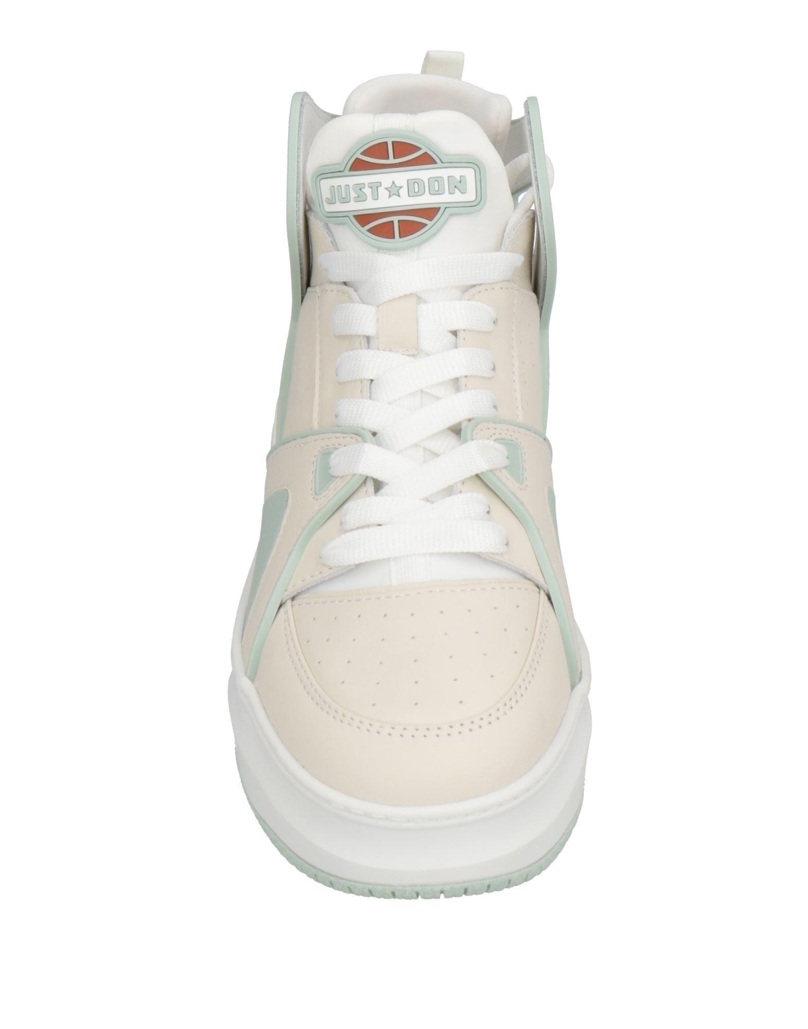 JUST DON, White Men's Sneakers
