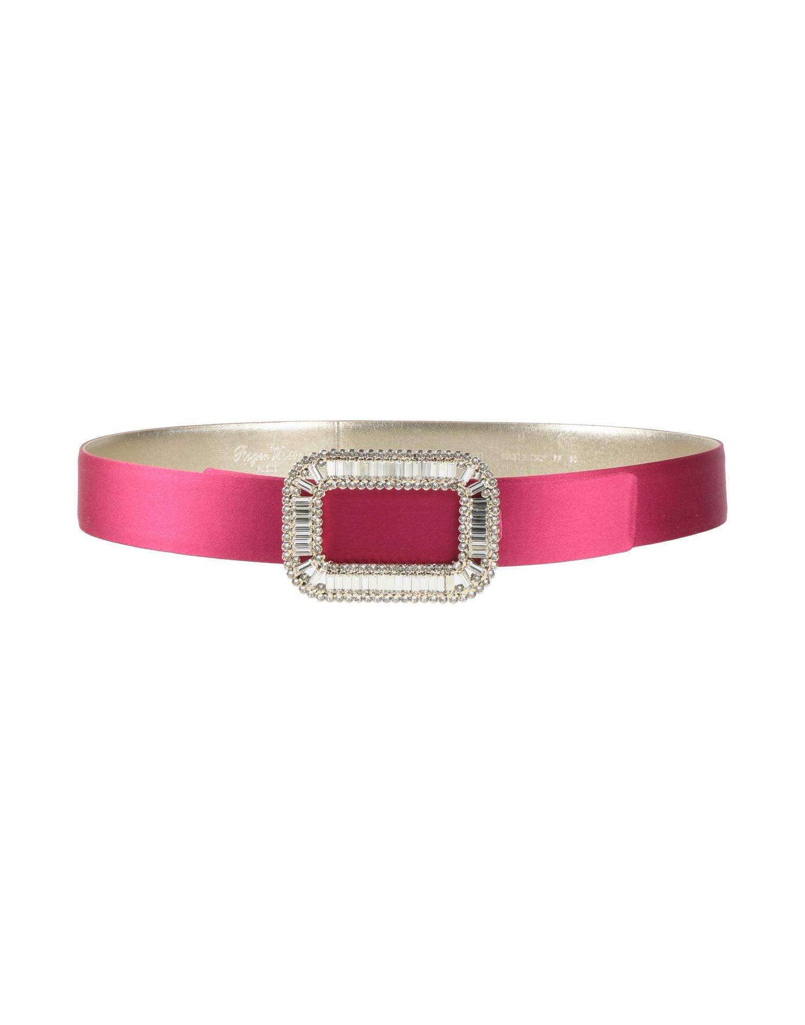 ベルト ROGER VIVIER Belle Vivier black/pink leather belt RCWC0343100XMA1M75-01.jpg