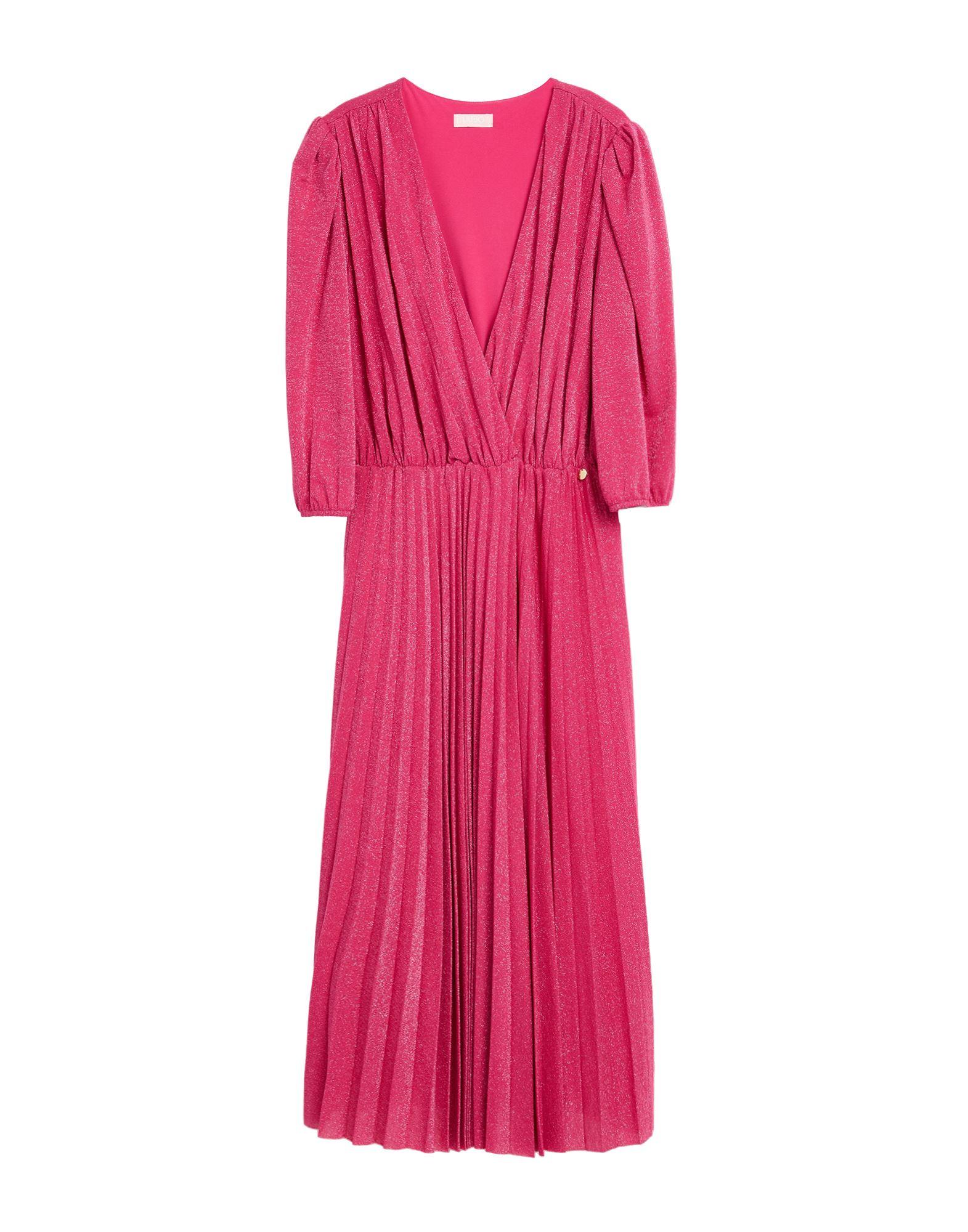 Abito Midi Vestidos De Liu Jo Vestido Largo De Punto Color Rosa Polvos Liu Jo