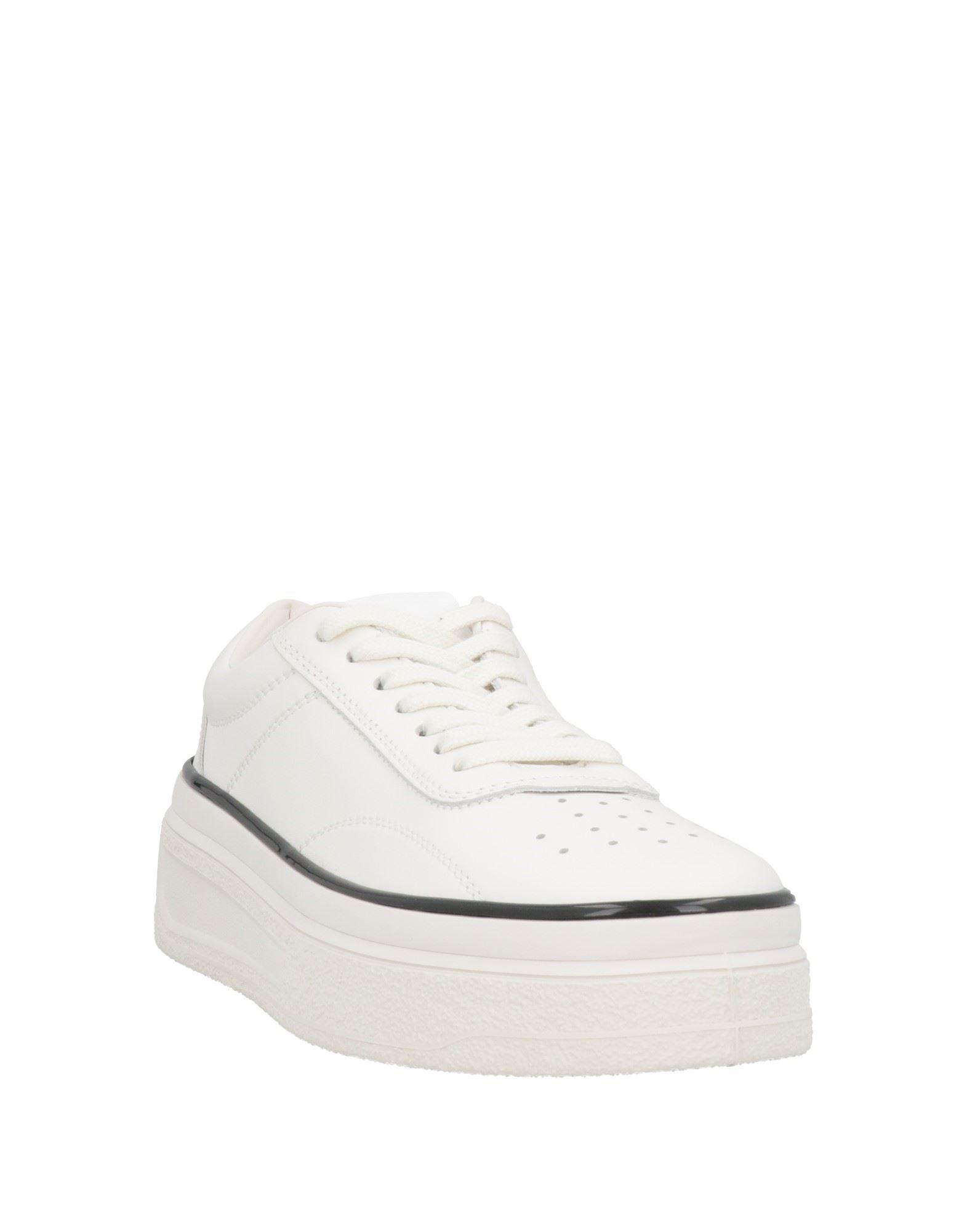 スニーカー Jil Sander Two-tone fabric and suede sneakers Jil Sander Two-tone Fabric And Suede Sneakers In White