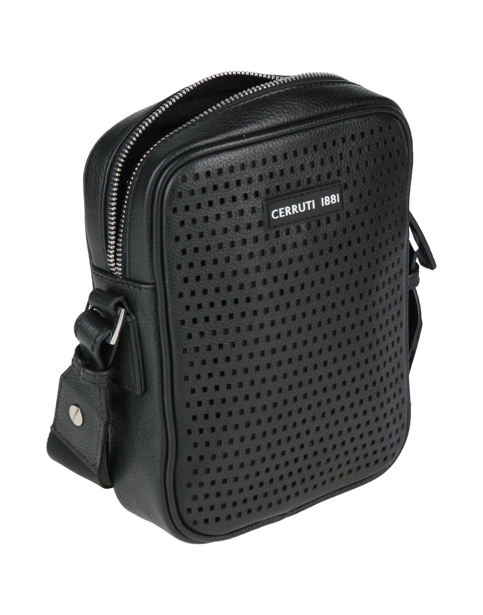 Grand Sac Bandoulière Cerruti Pour Homme - Noir - Occasion état Neuf
