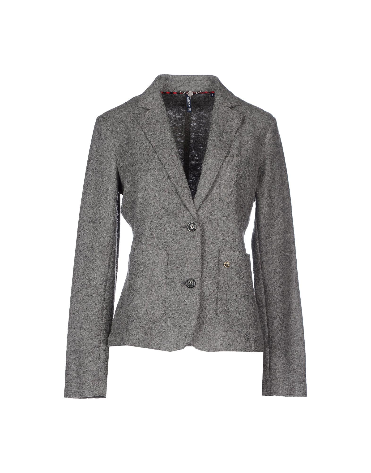 Woolrich Flannel Blazer in Gray Lyst