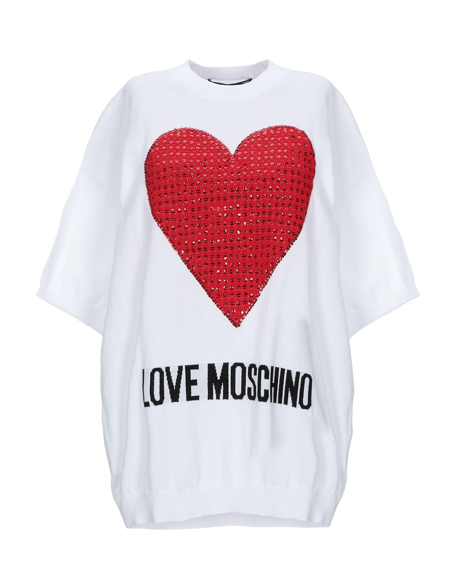 Love Moschino Sweater in White - Lyst