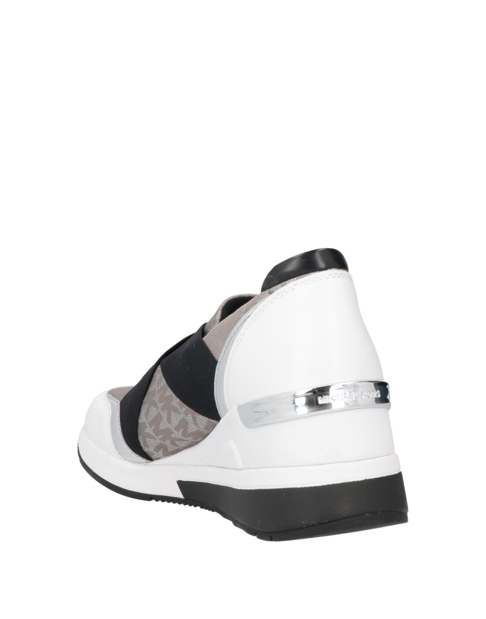 Michael kors silver tennis shoes deals