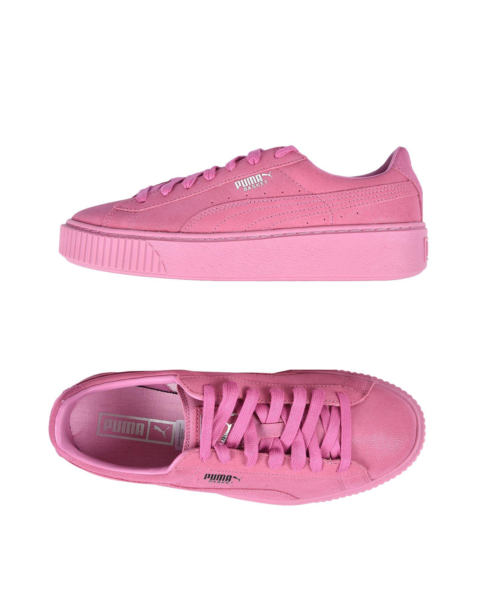 PUMA Leather Lowtops & Sneakers in Light Purple (Purple) Lyst