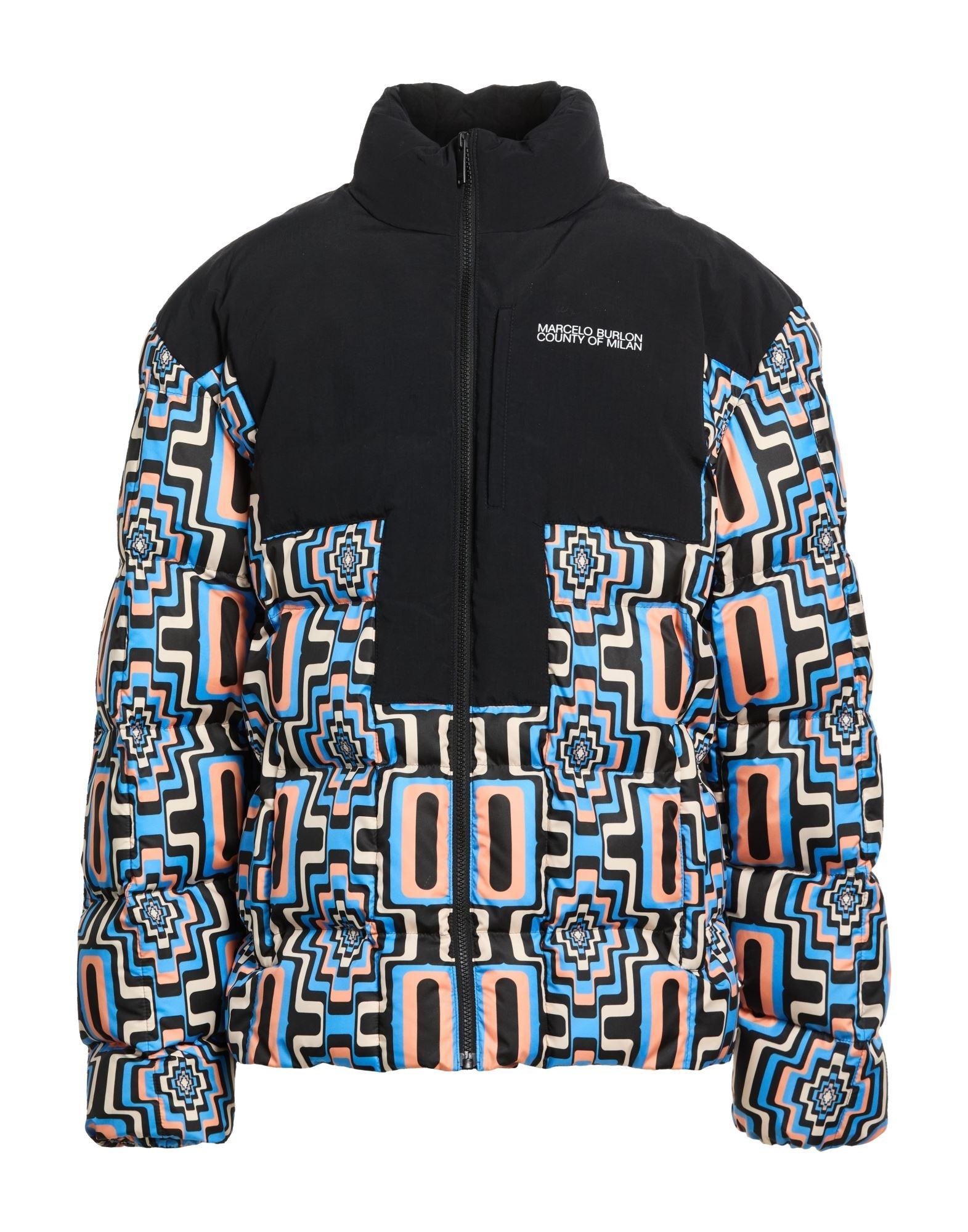 marcelo-burlon-black-Piumino-