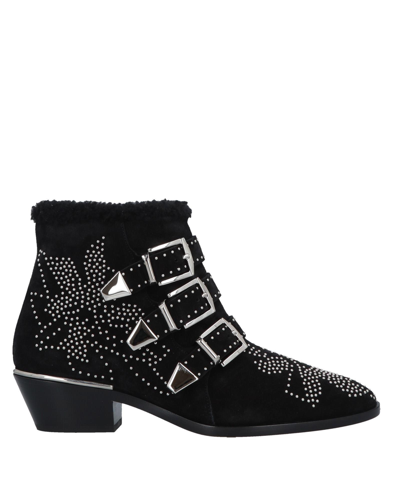 Chloé Susanna Black Leather Ankle Boots - Save 60% - Lyst