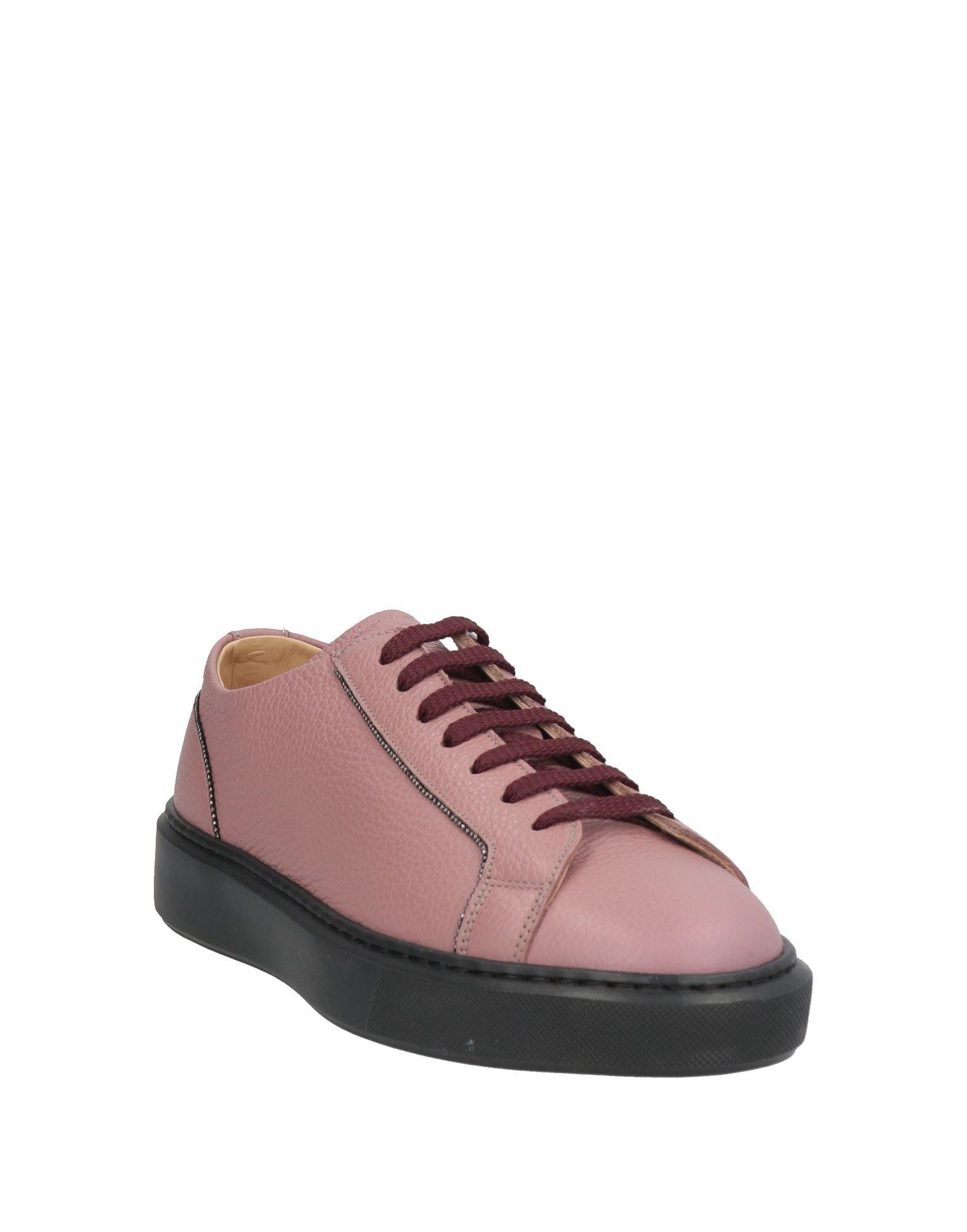 スニーカー DOUCALS SNEAKER PERFORATED VISONE (DU3408ROGEUY009 ZC30) Doucal's Low Top Sneakers With Perforated Panels And Slip-On