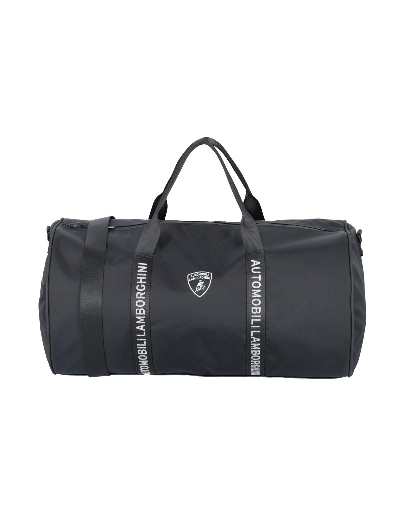 Automobili Lamborghini Duffel Bags in Black for Men | Lyst UK