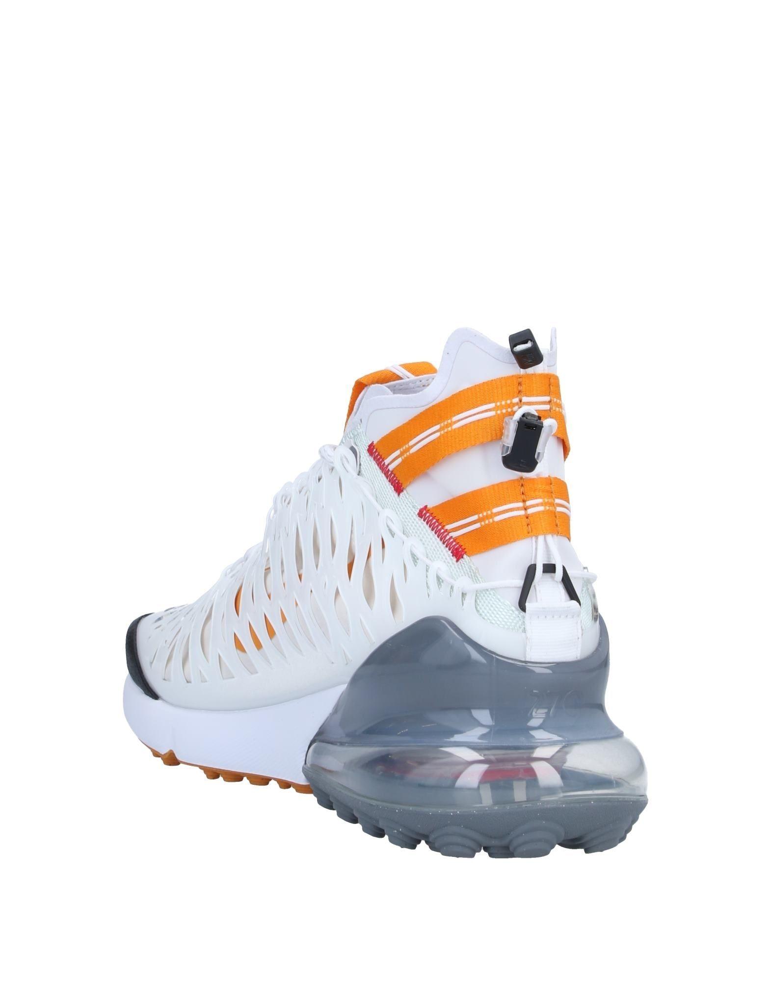 all white high top nikes