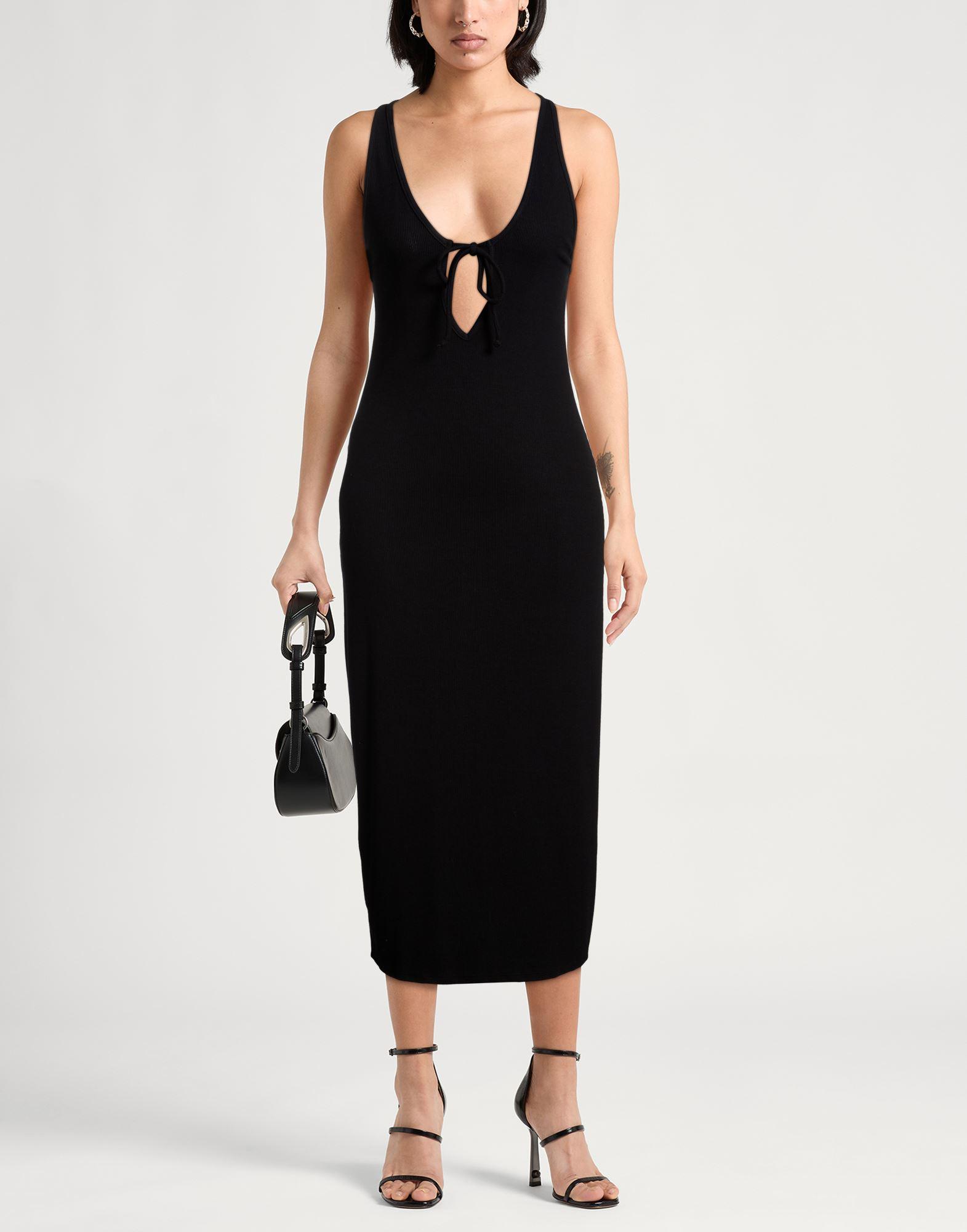 joah brown dress Cross Back Midi Dress main image 0