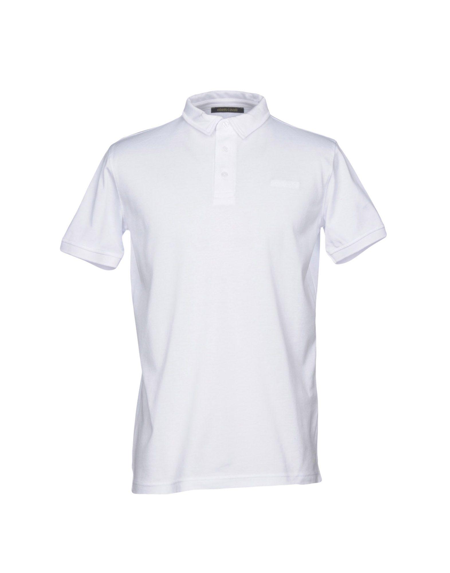 roberto cavalli polo shirt white