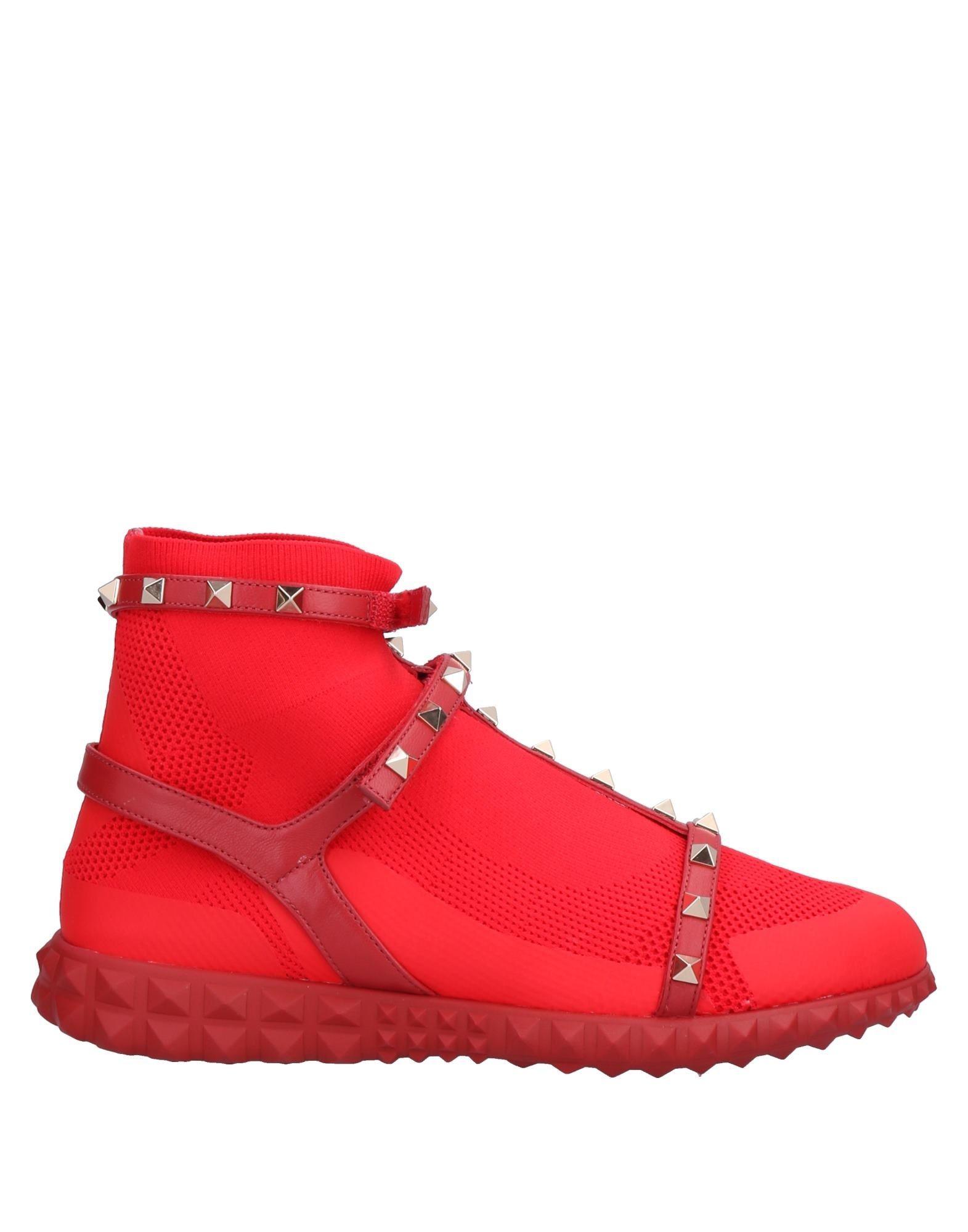 Valentino Garavani Rubber High-tops & Sneakers in Red - Save 12% - Lyst