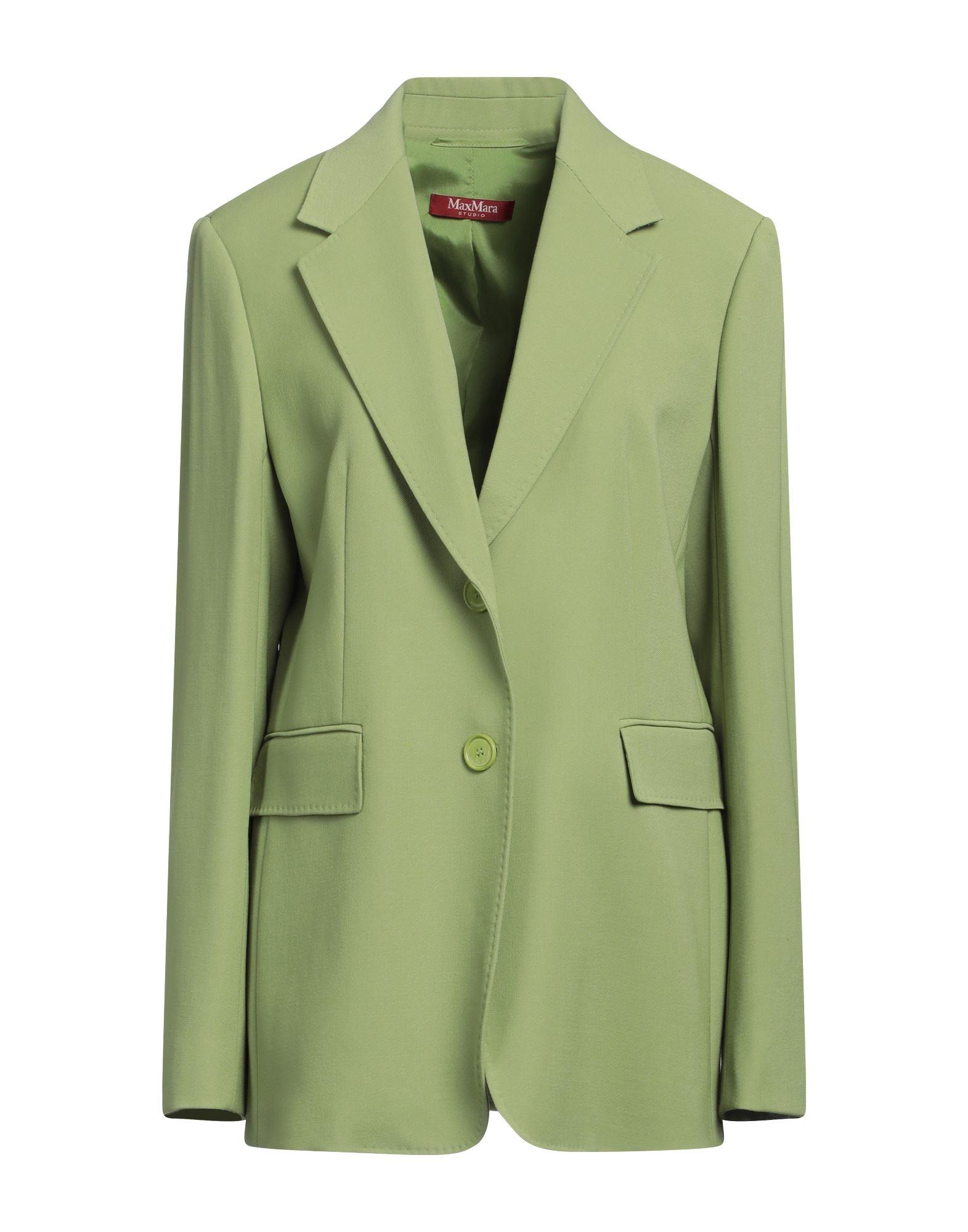 Max Mara Studio Blazer in Green | Lyst