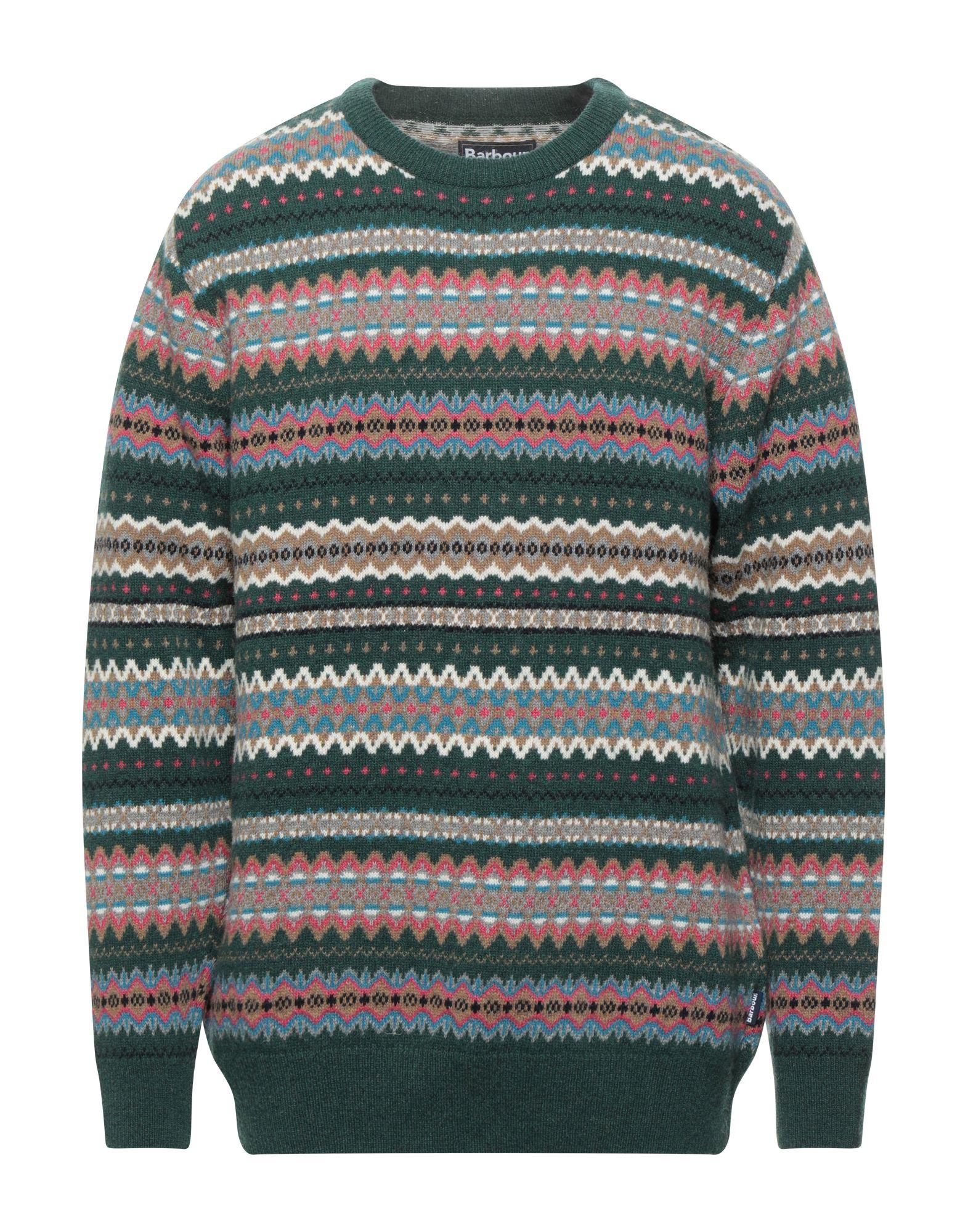 mens green barbour jumper