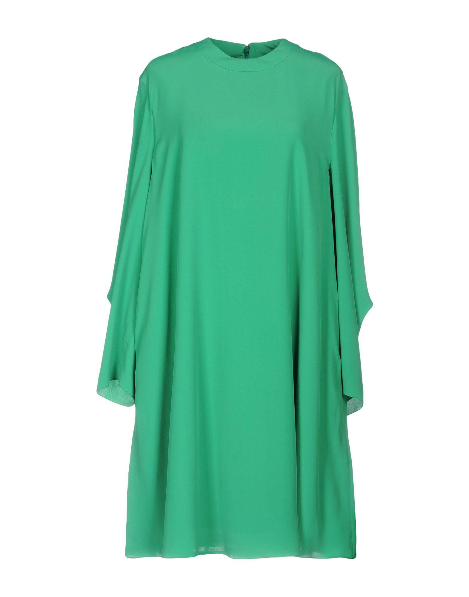 balenciaga evening dress green