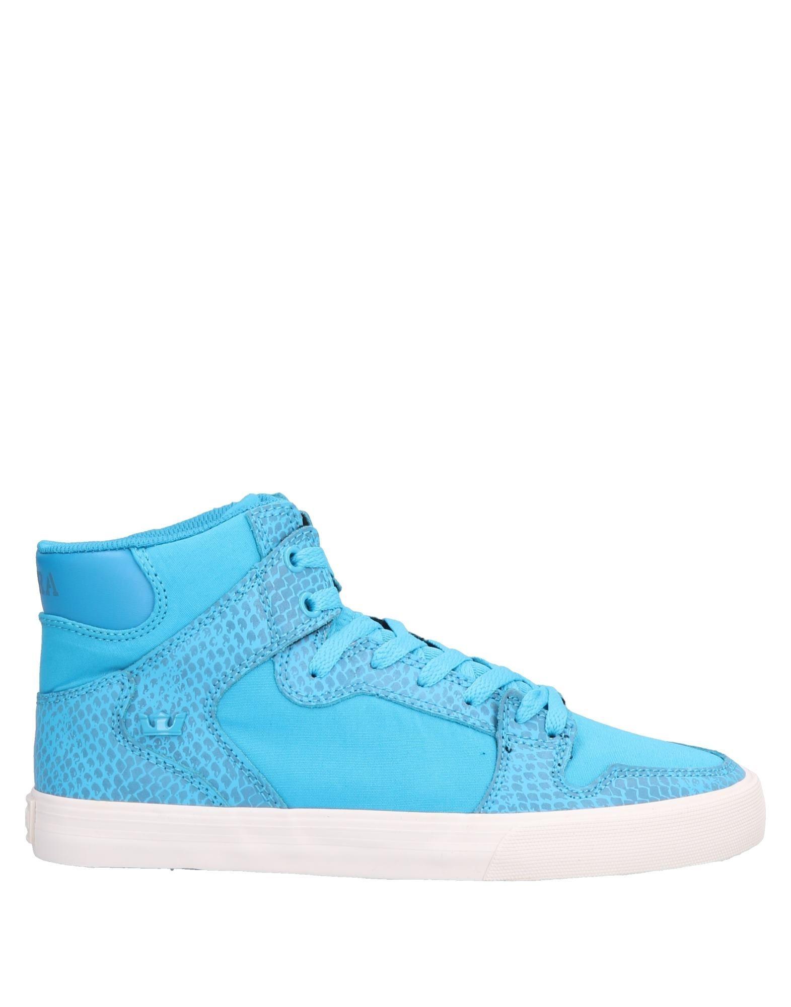 Supra Leather High-tops & Sneakers in Azure (Blue) - Lyst
