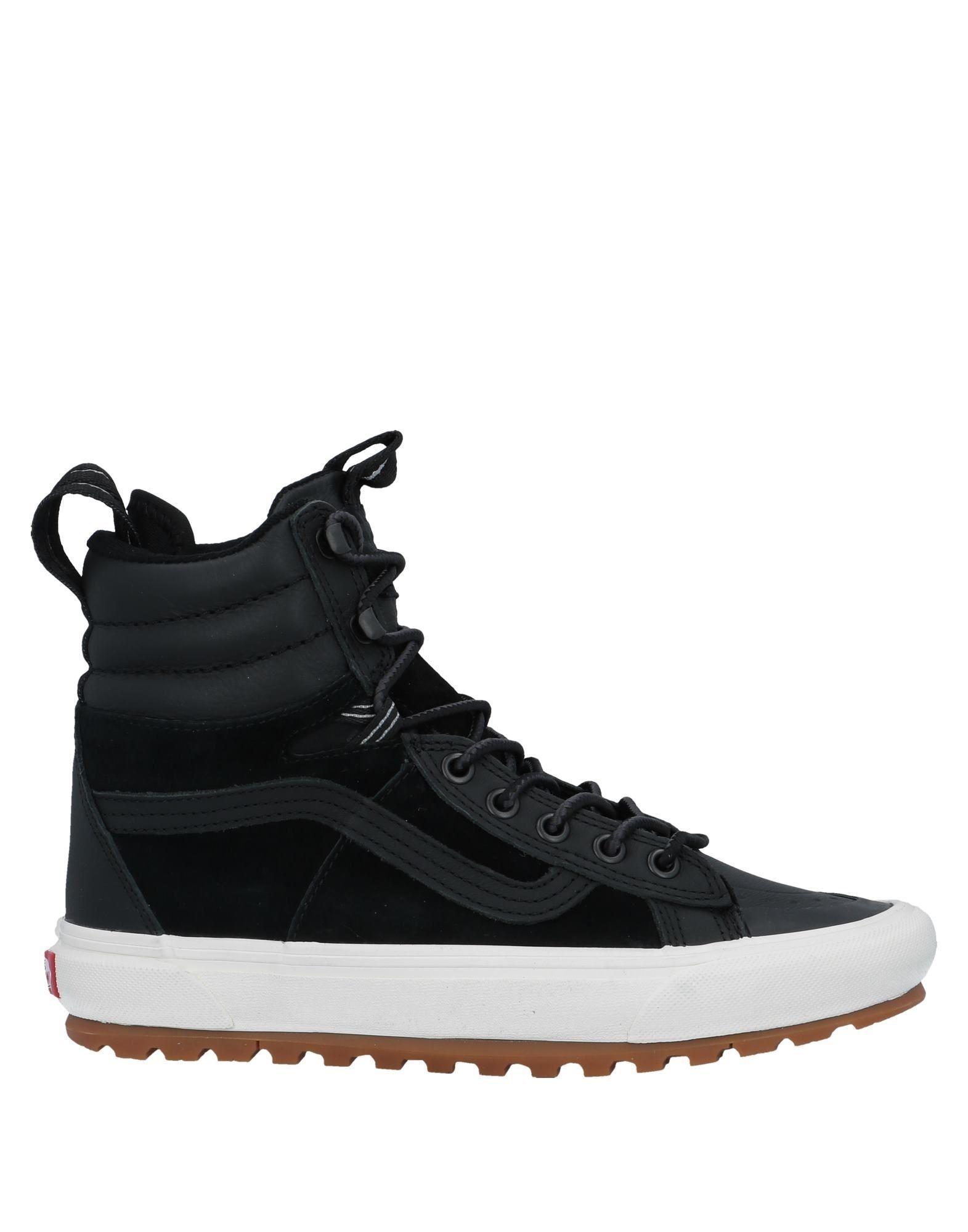 vans high top black suede