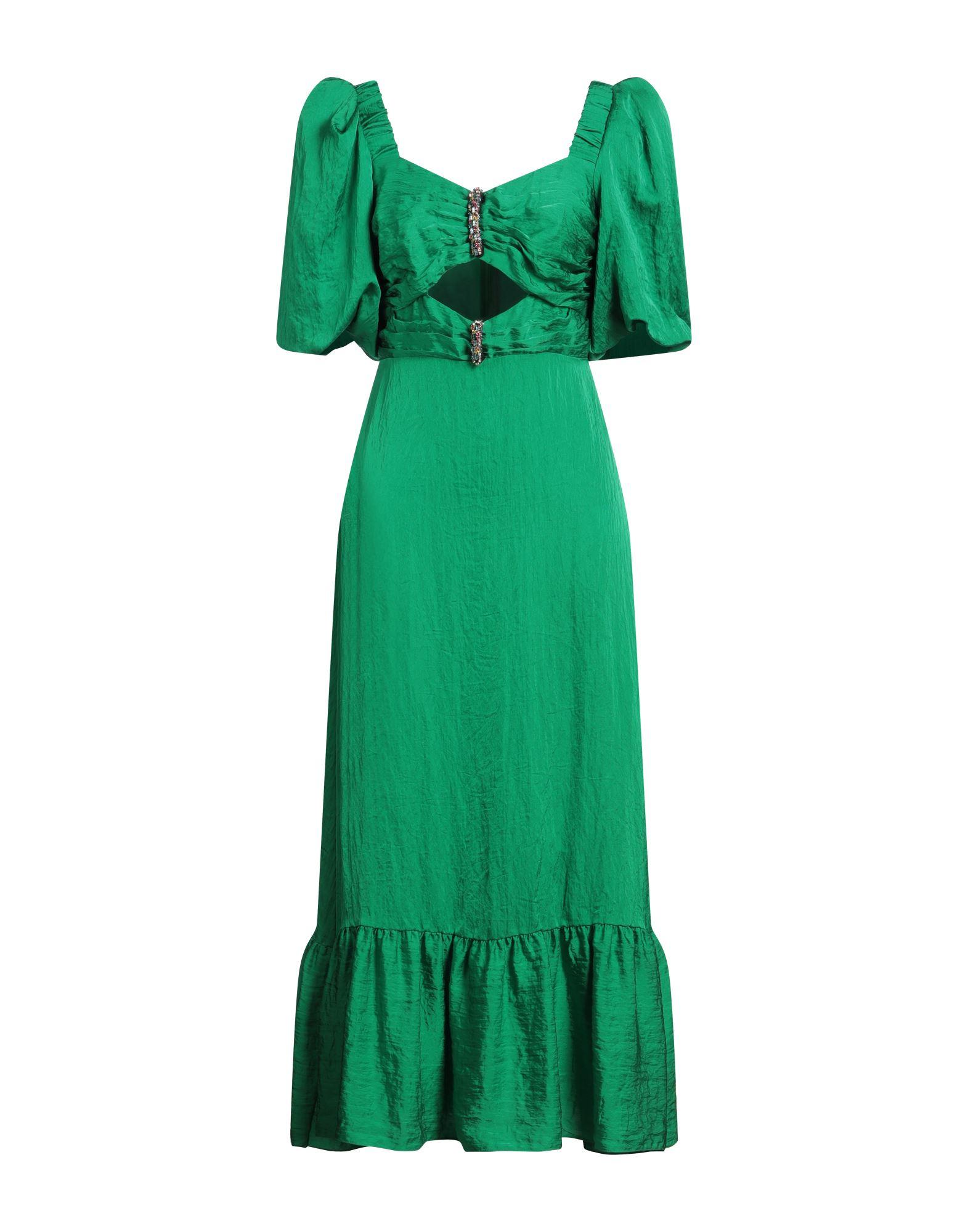 Sandro Midi Dress in Green | Lyst UK Sandro Midi Dress in Green | Lyst UK