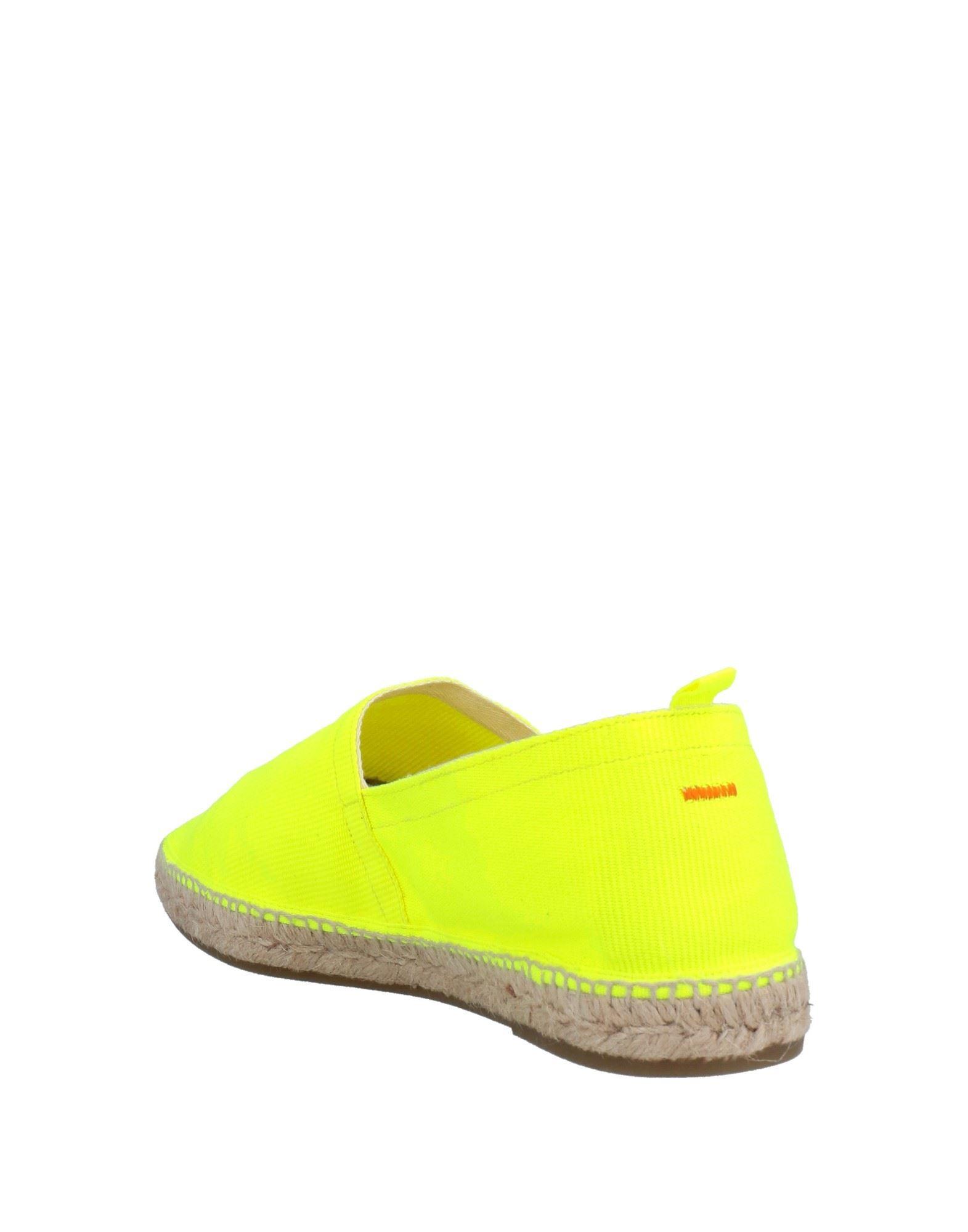 bright yellow espadrilles