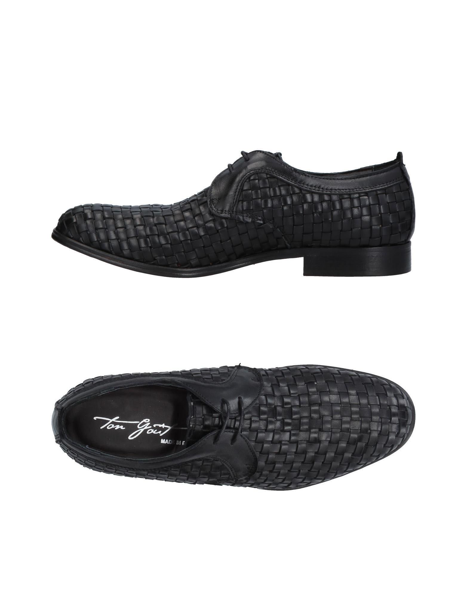 TON GOÛT Leather Lace-up Shoe in Black for Men - Lyst