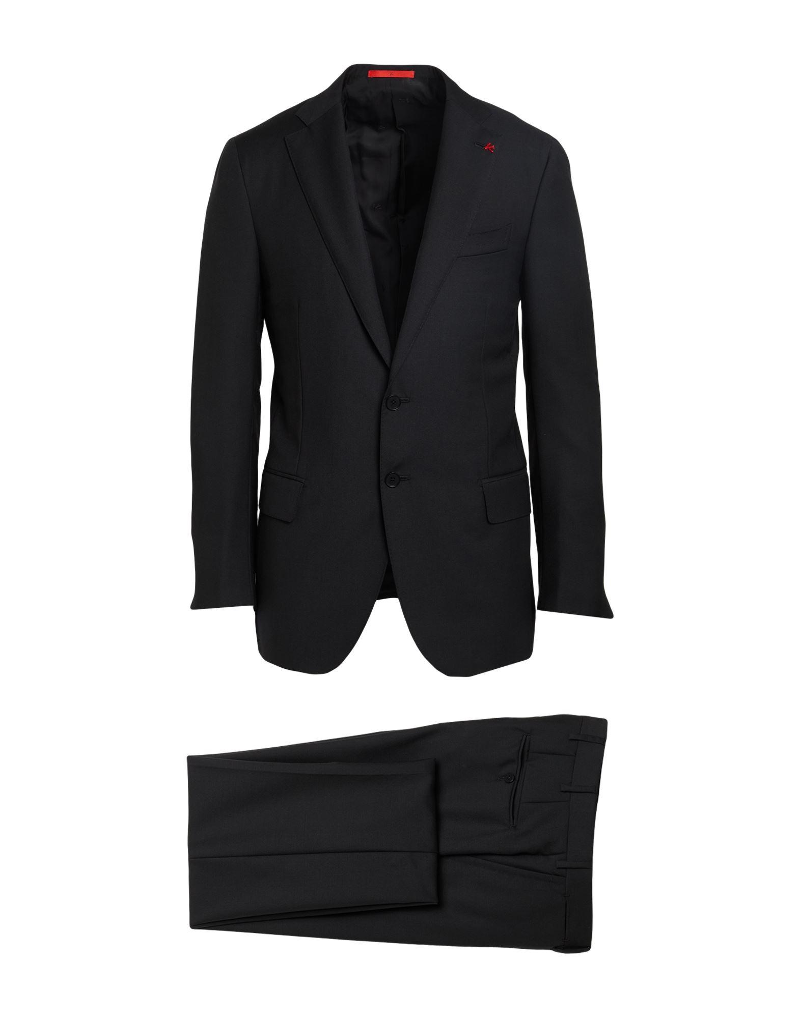Isaia Suit in Black for Men Lyst UK