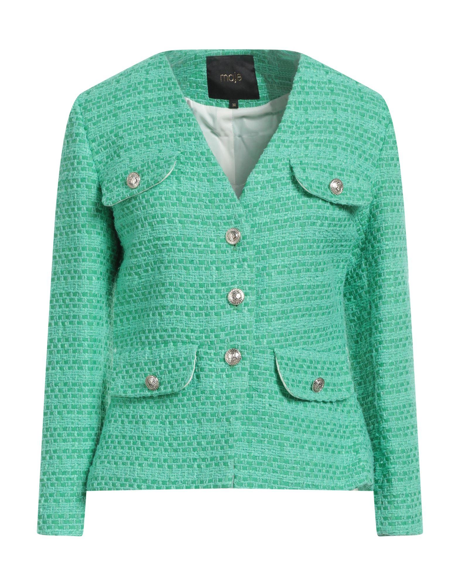 Maje Suit Jacket in Green Lyst
