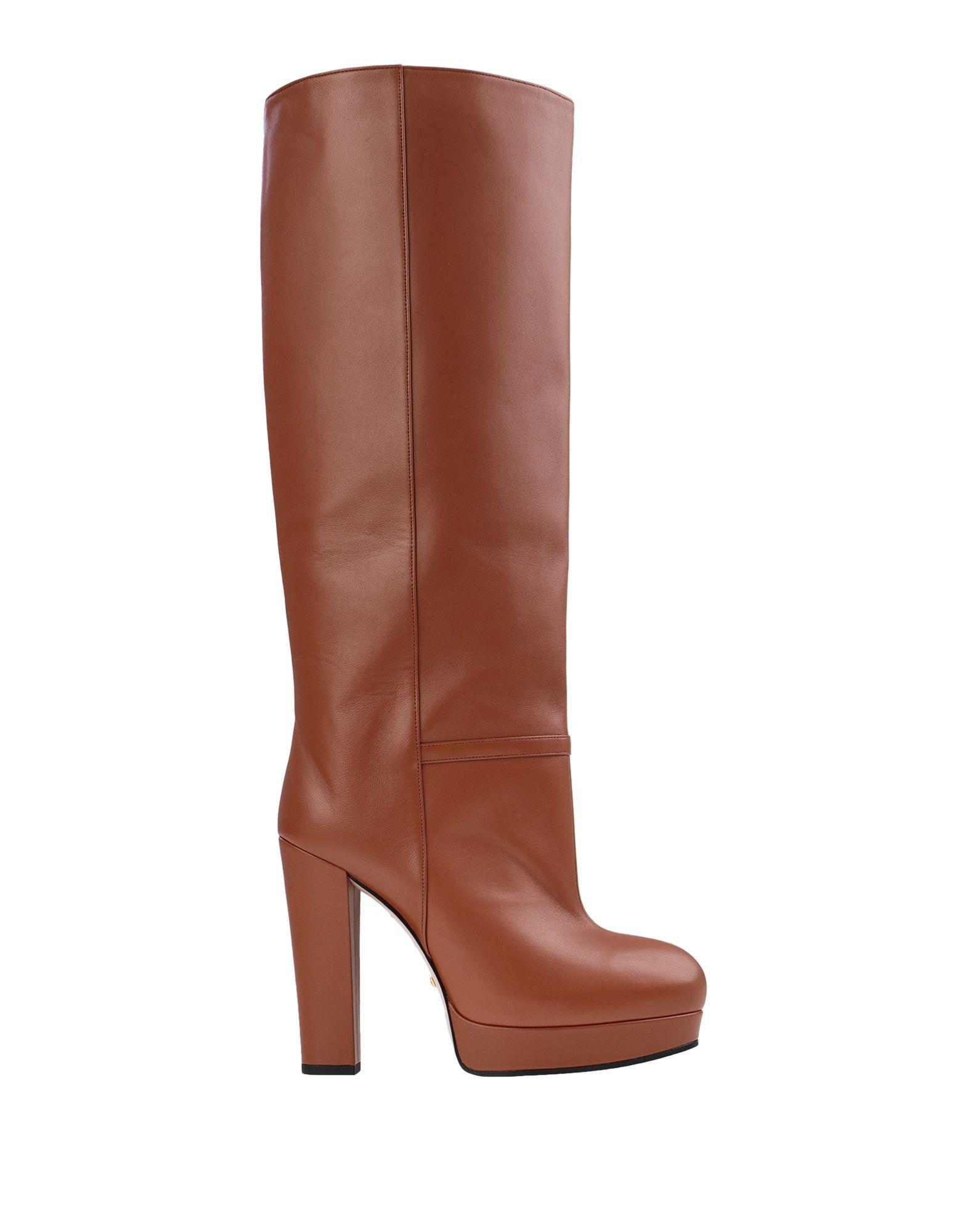 gucci boots brown