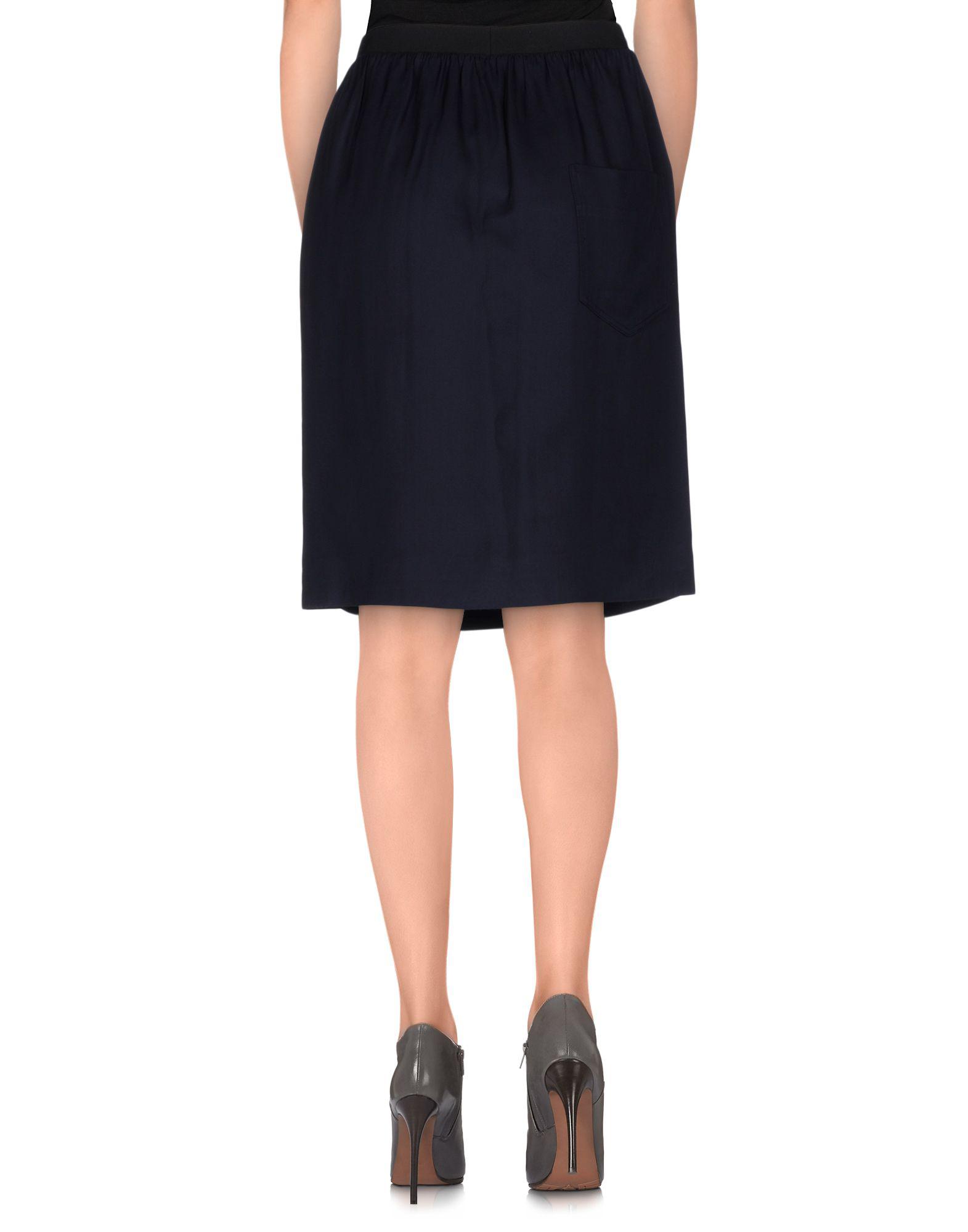 Golden Goose Deluxe Brand Synthetic Knee Length Skirt in Dark Blue ...