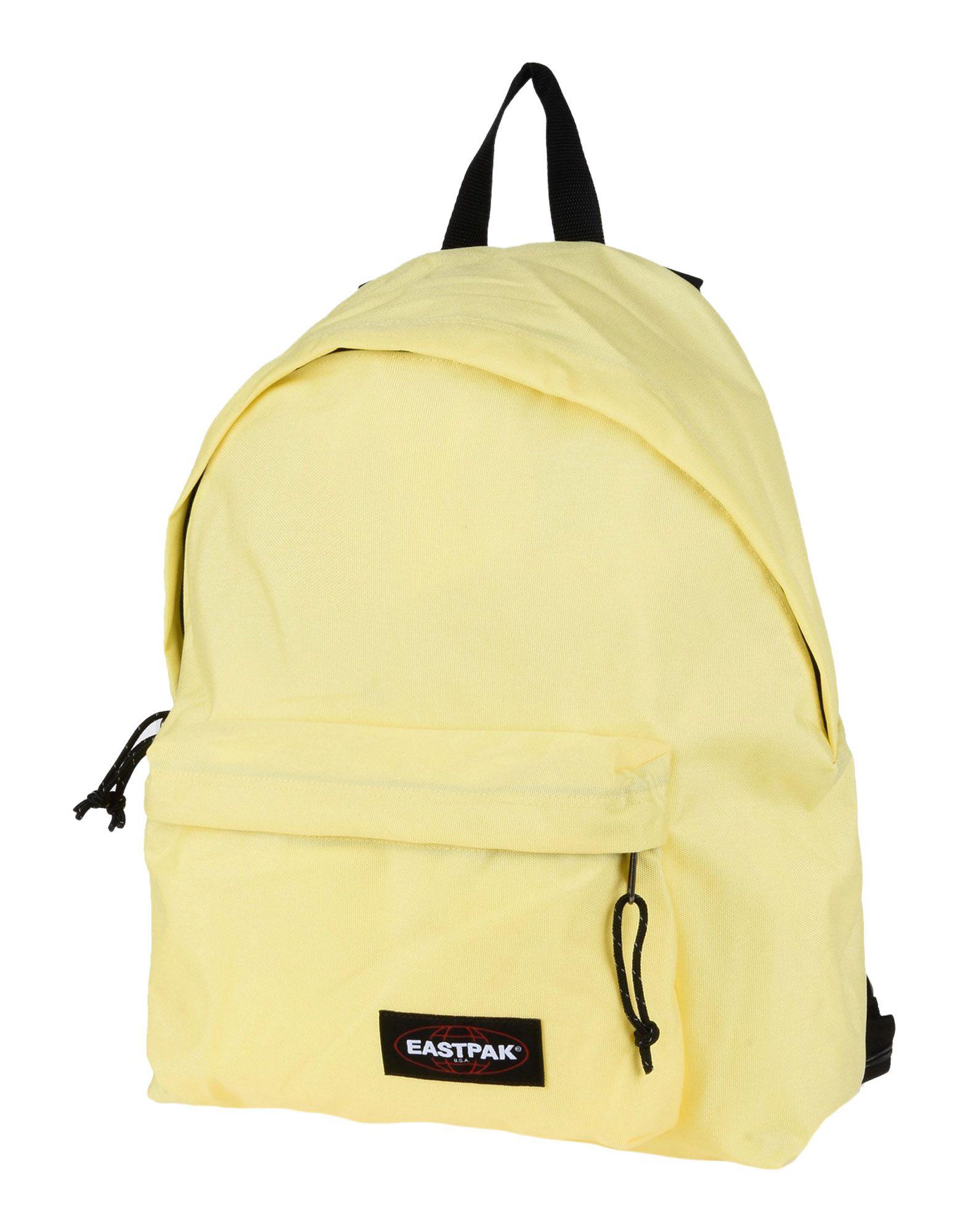 yellow eastpak backpack