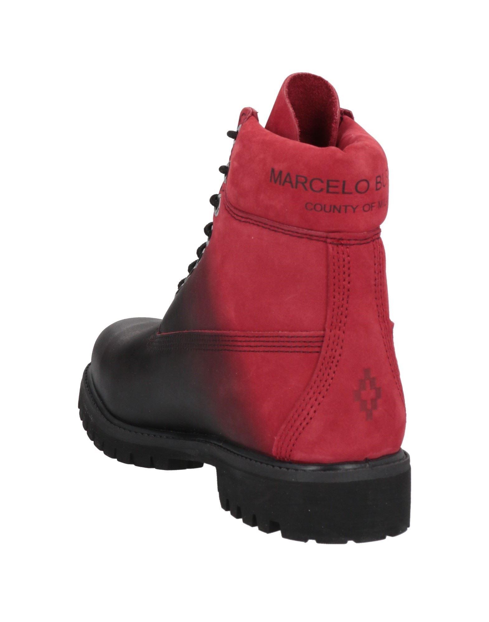 MARCELO BURLON x TIMBERLAND Ankle Boots in Red for Men | Lyst