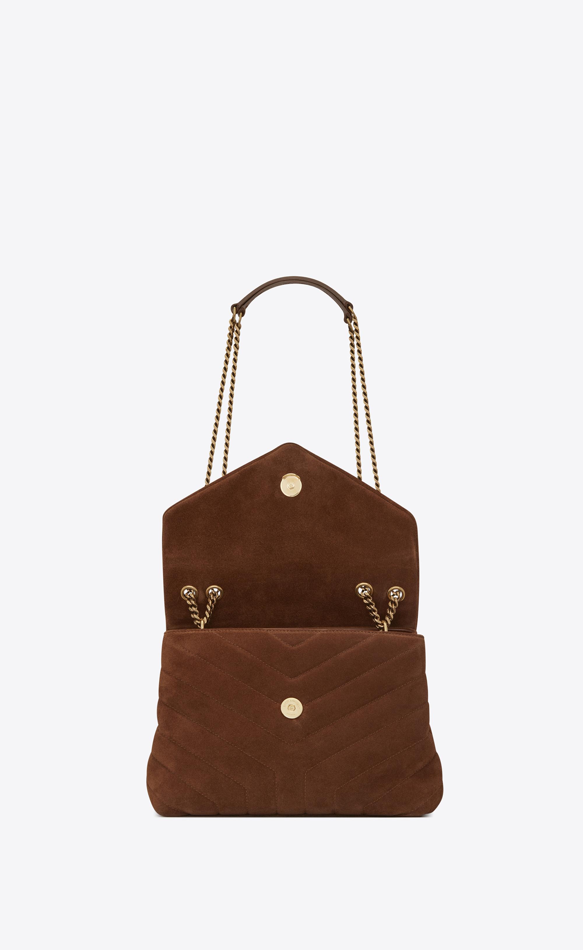 loulou small bag with rope monogram in suede