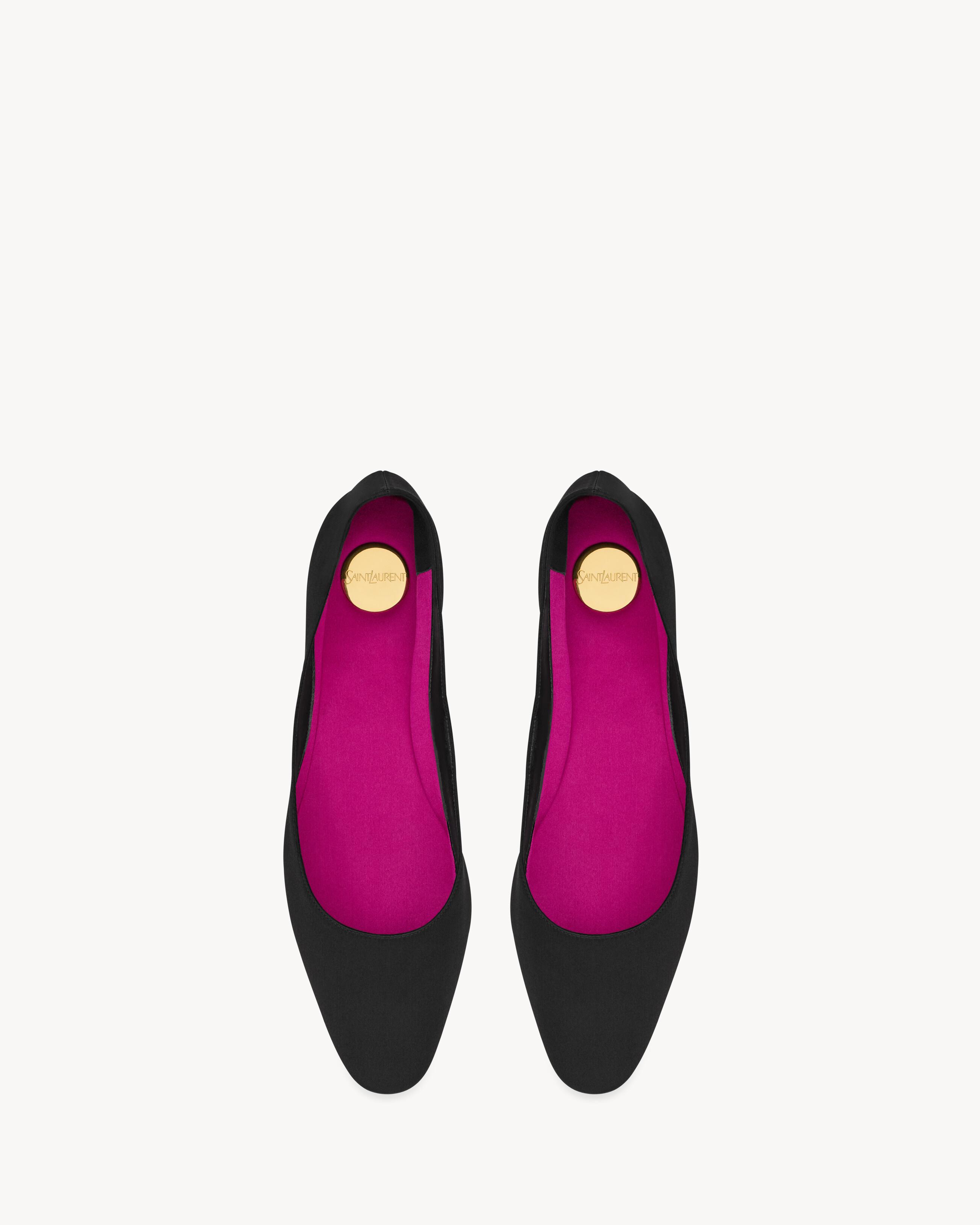 【SAINT LAURENT】Ballerina Flat Shoes/追跡可能/全国送料無料 Women's Saint Laurent Ballet flats and ballerina shoes | Lyst