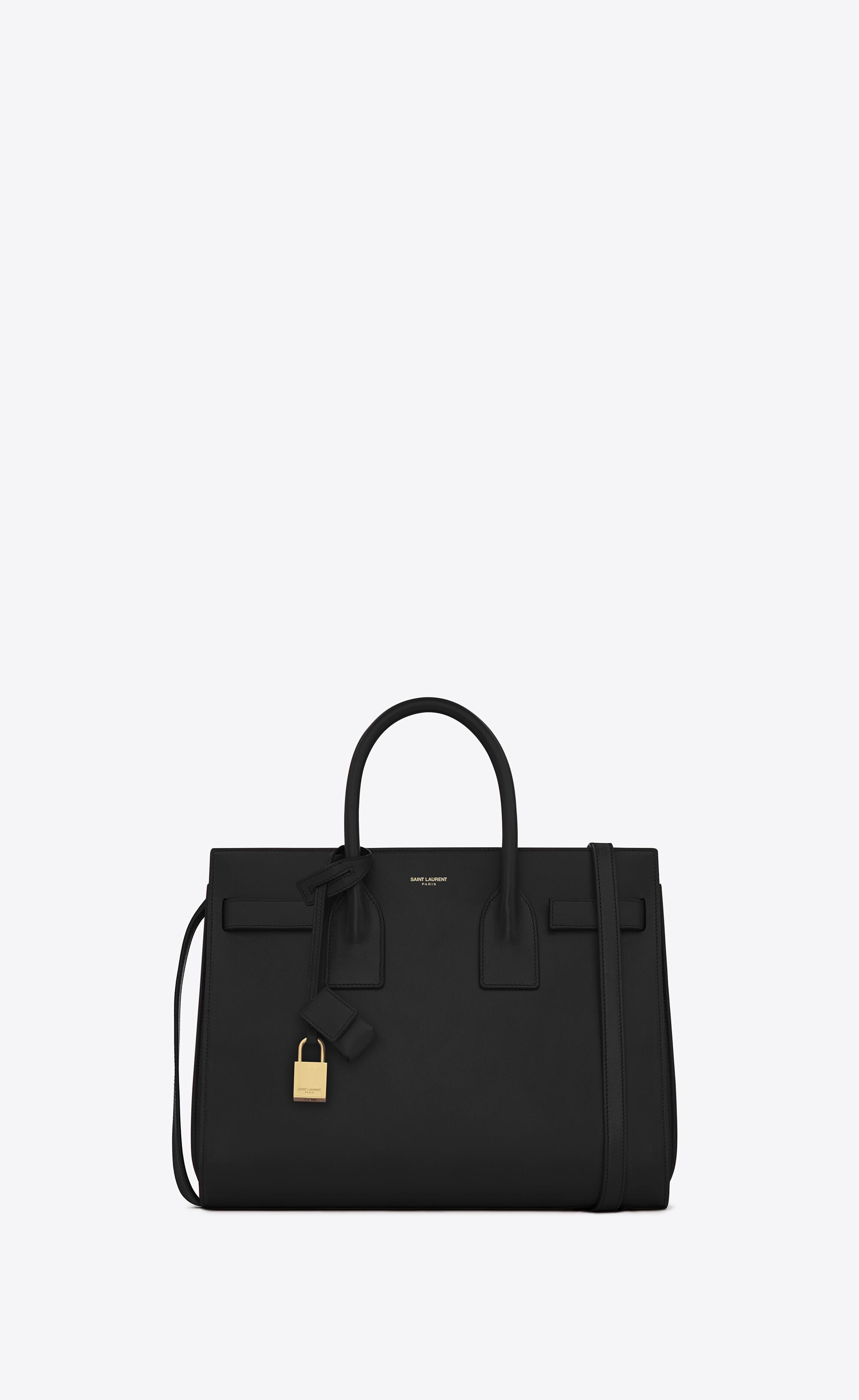 ysl black tote bolsa