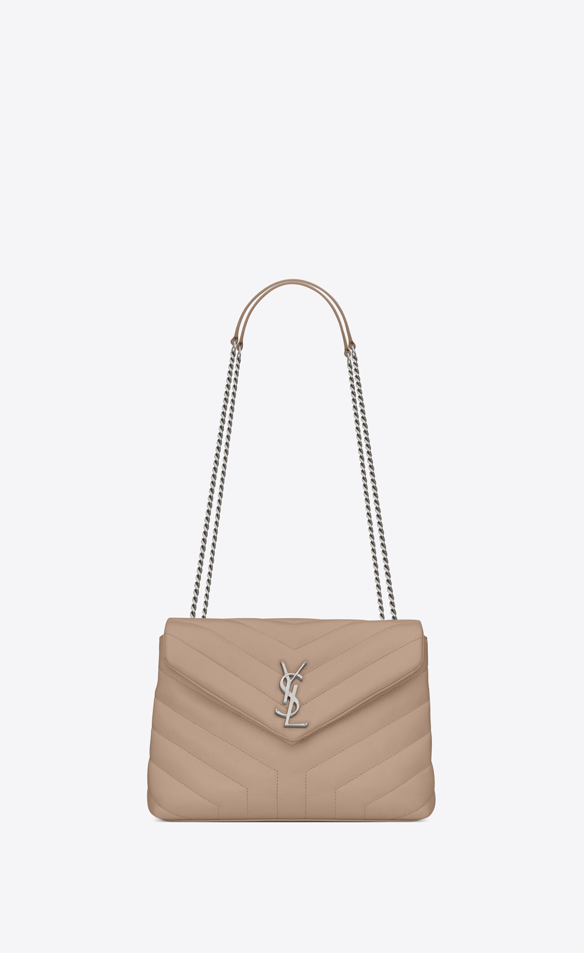 ysl toy loulou gold sand