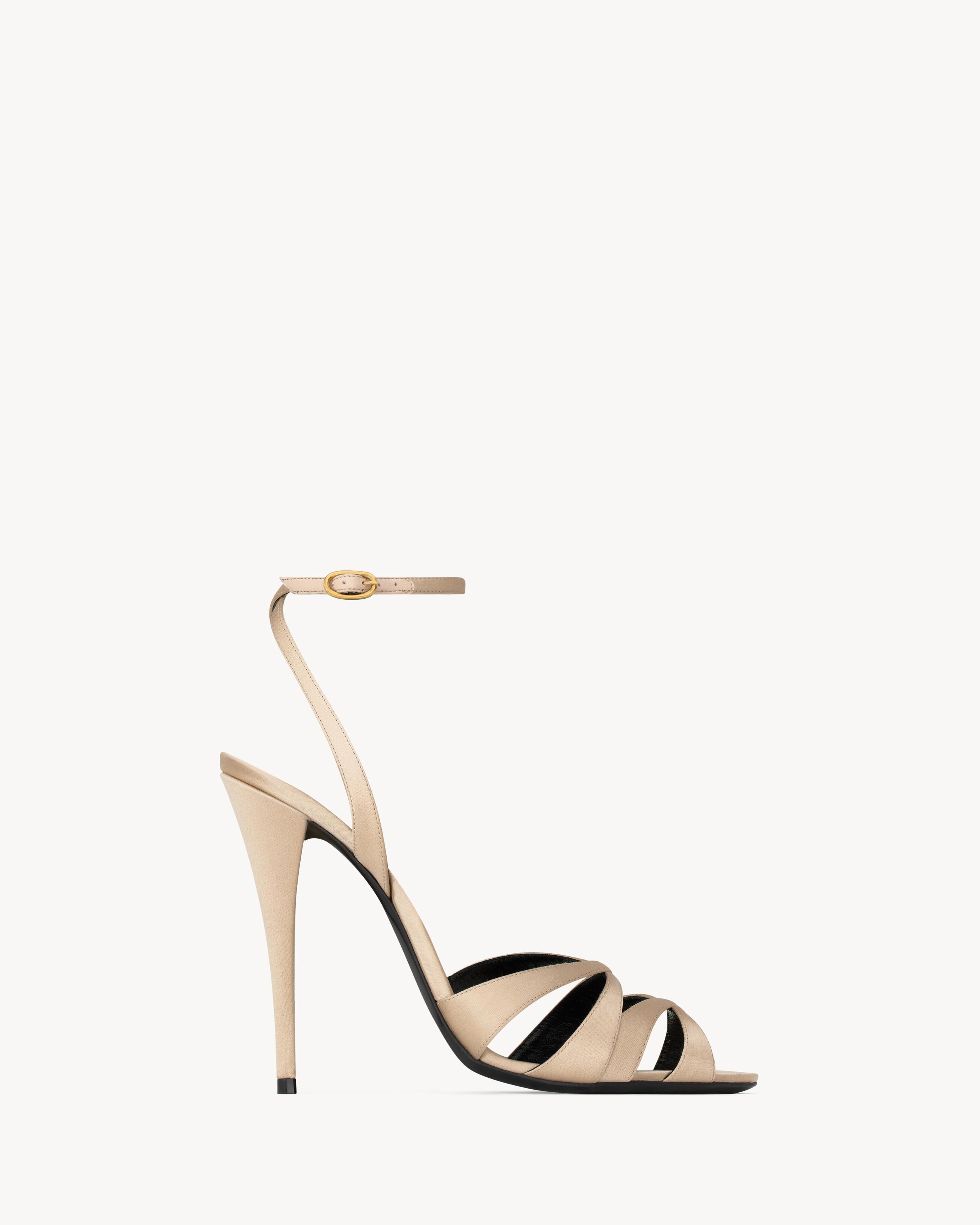 レディース Saint Laurent ヒール付きサンダル | Lyst