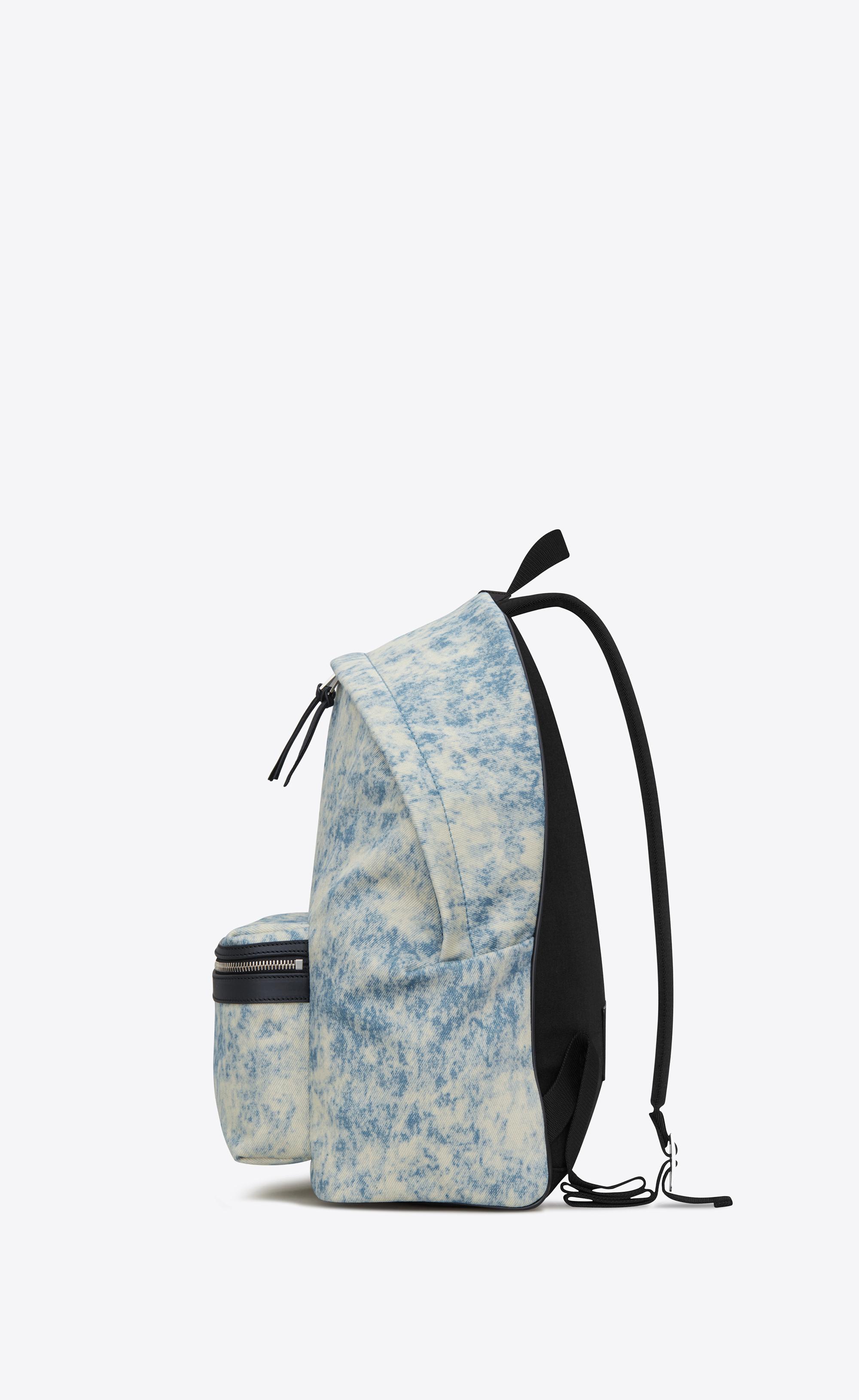 saint laurent denim backpack